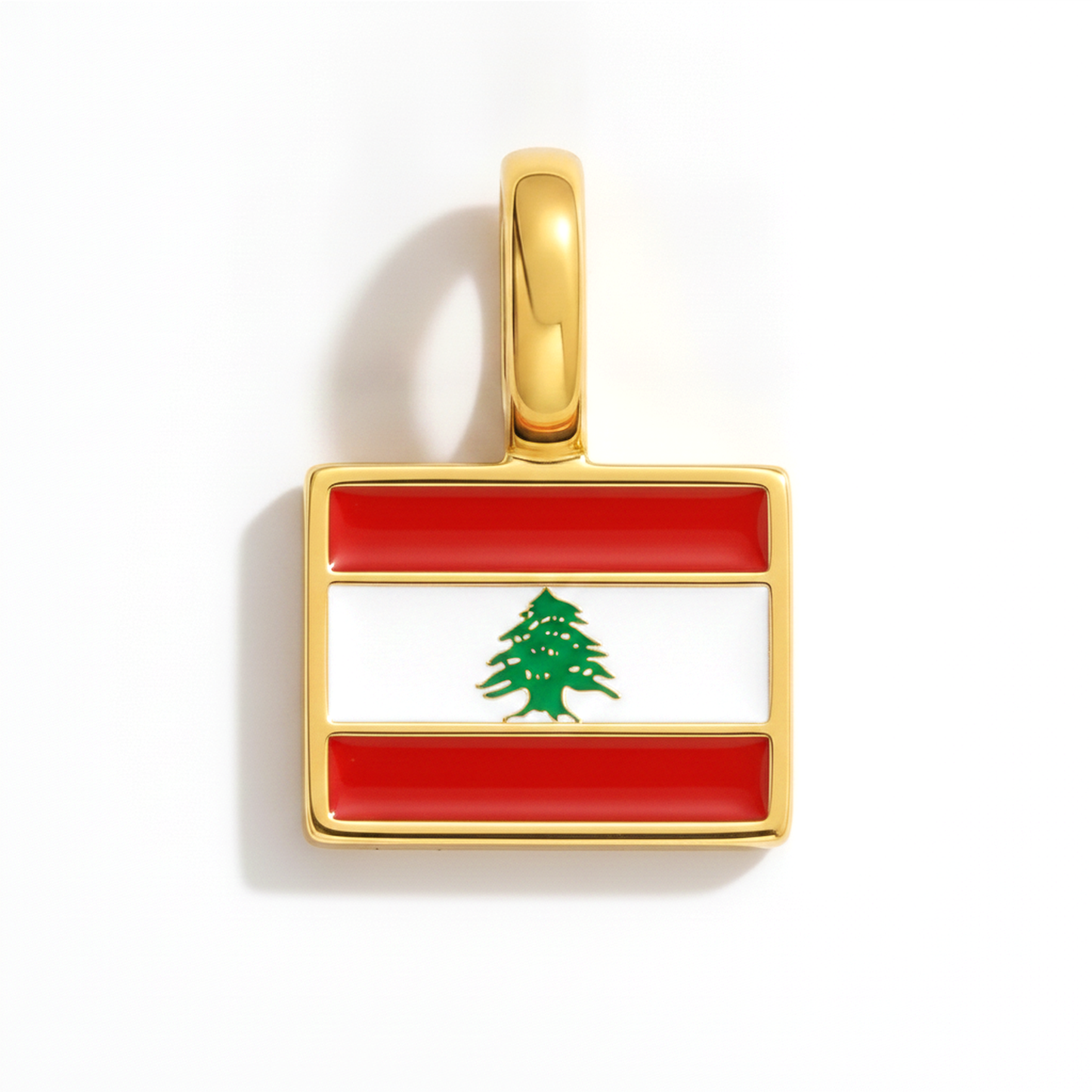 Charm lebanon – square gold
