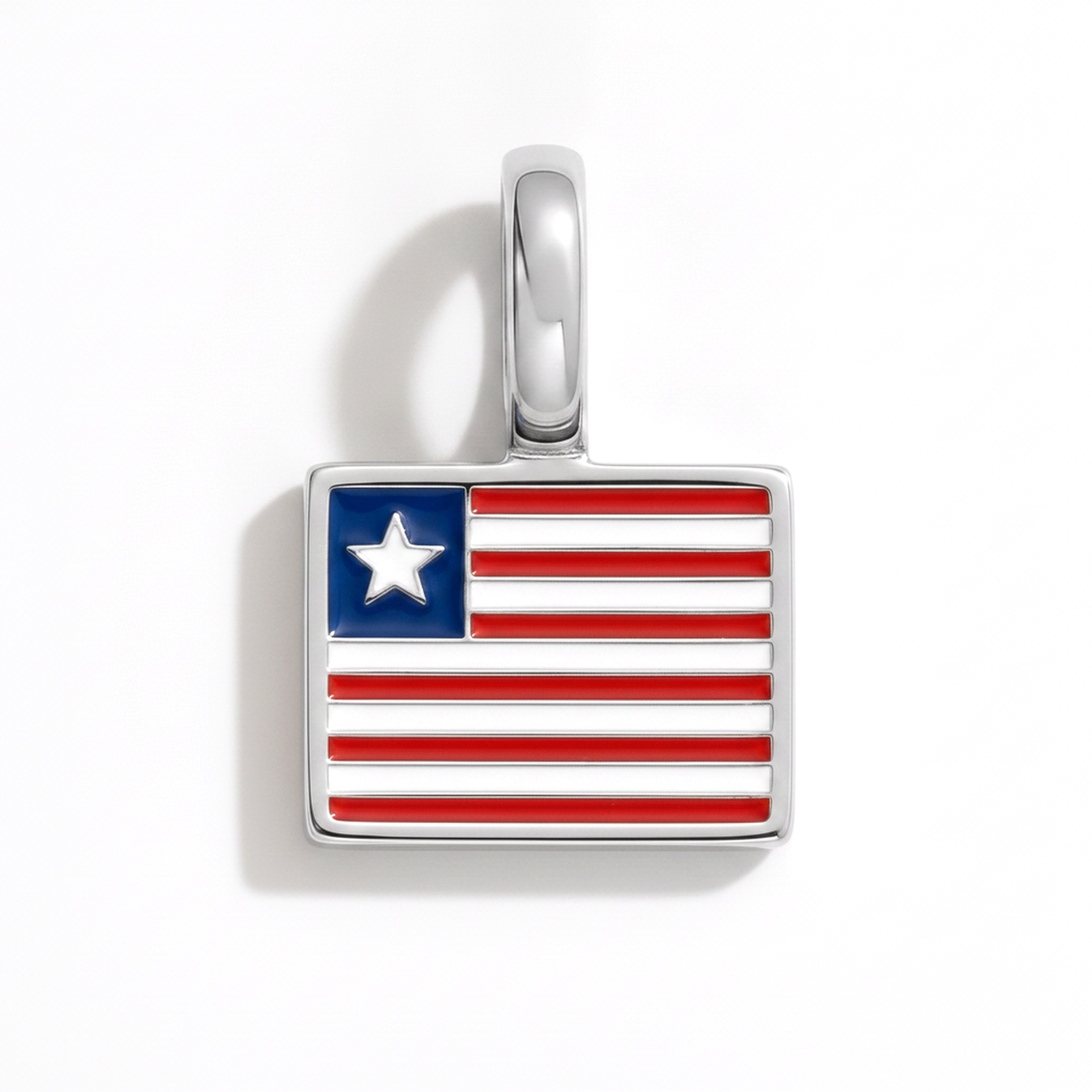 Charm liberia – square silver