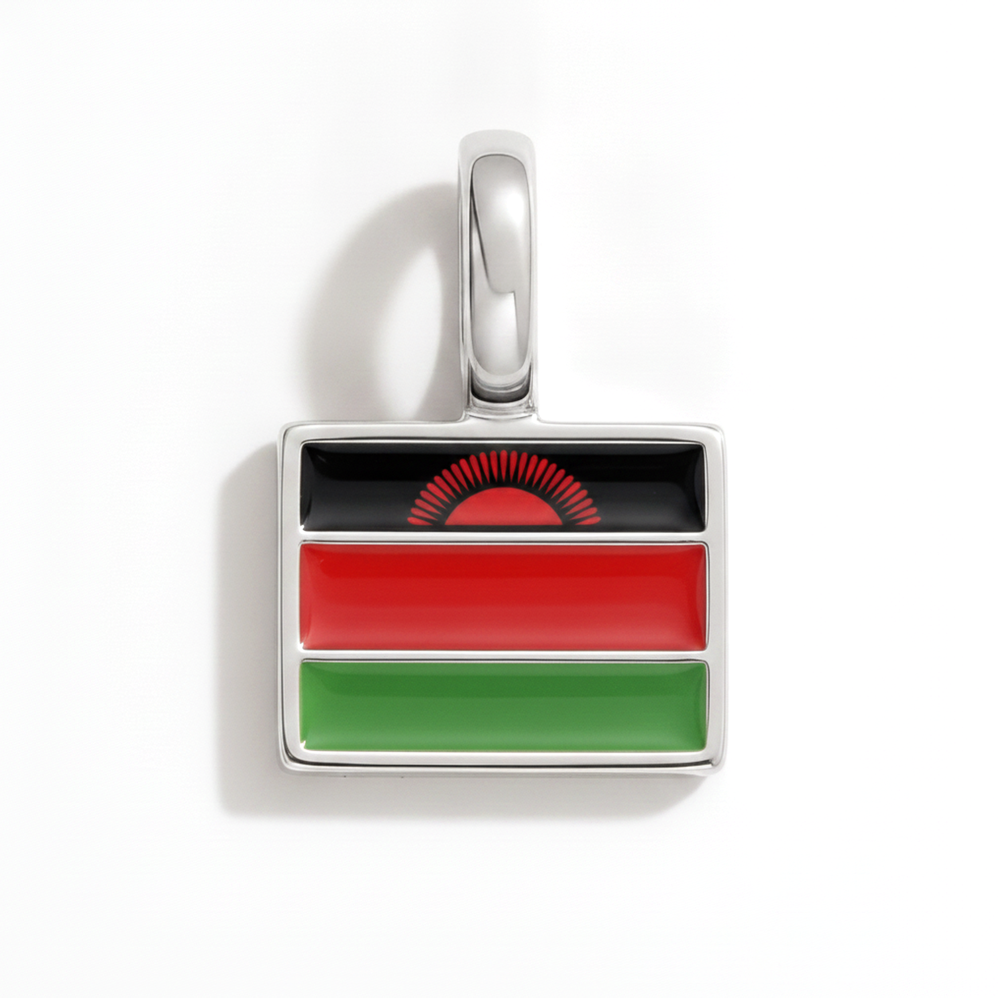 Charm malawi – square silver