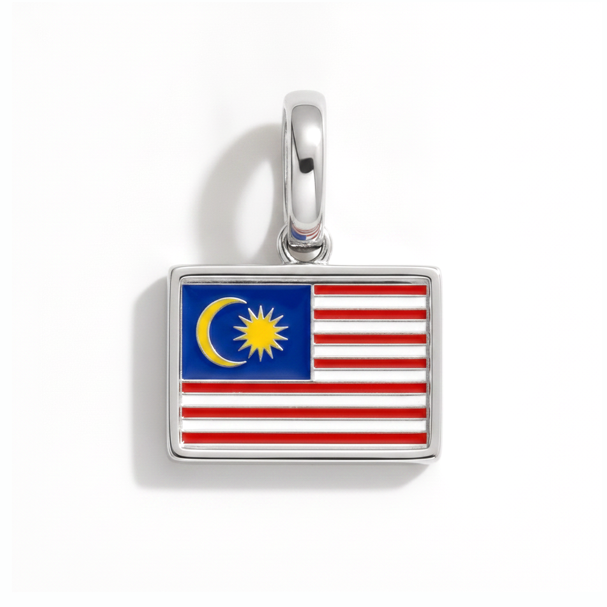 Charm malaysia – square silver