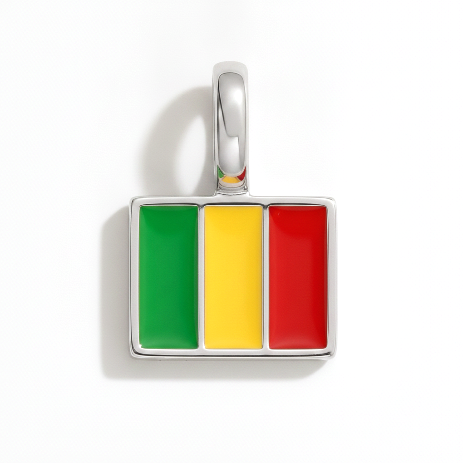 Charm mali – square silver