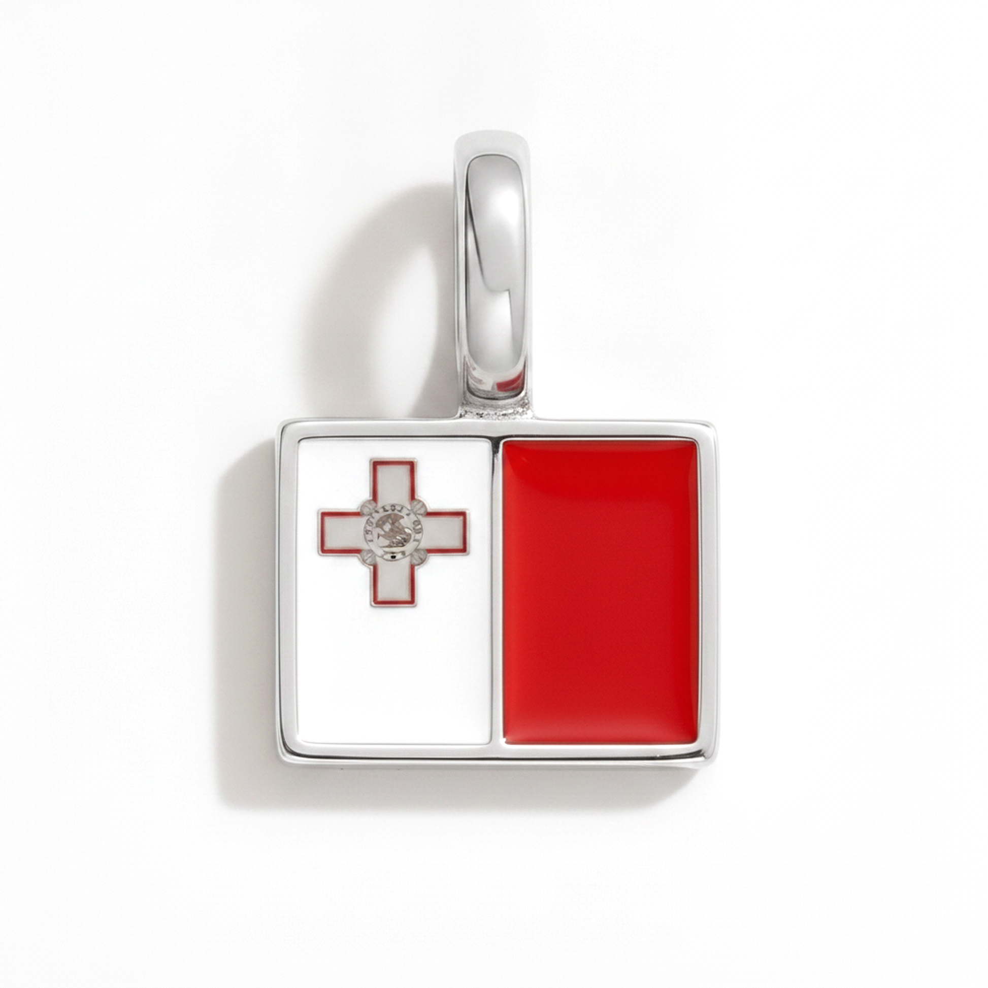 Charm malta – square silver