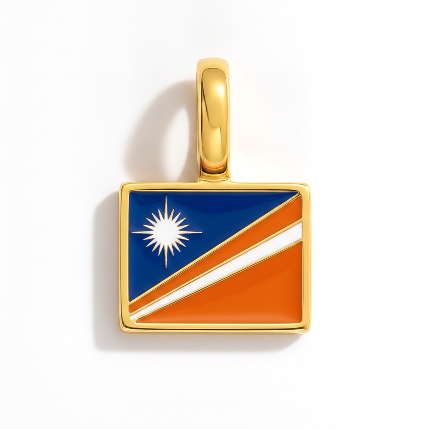 Charm marshallislands – square gold