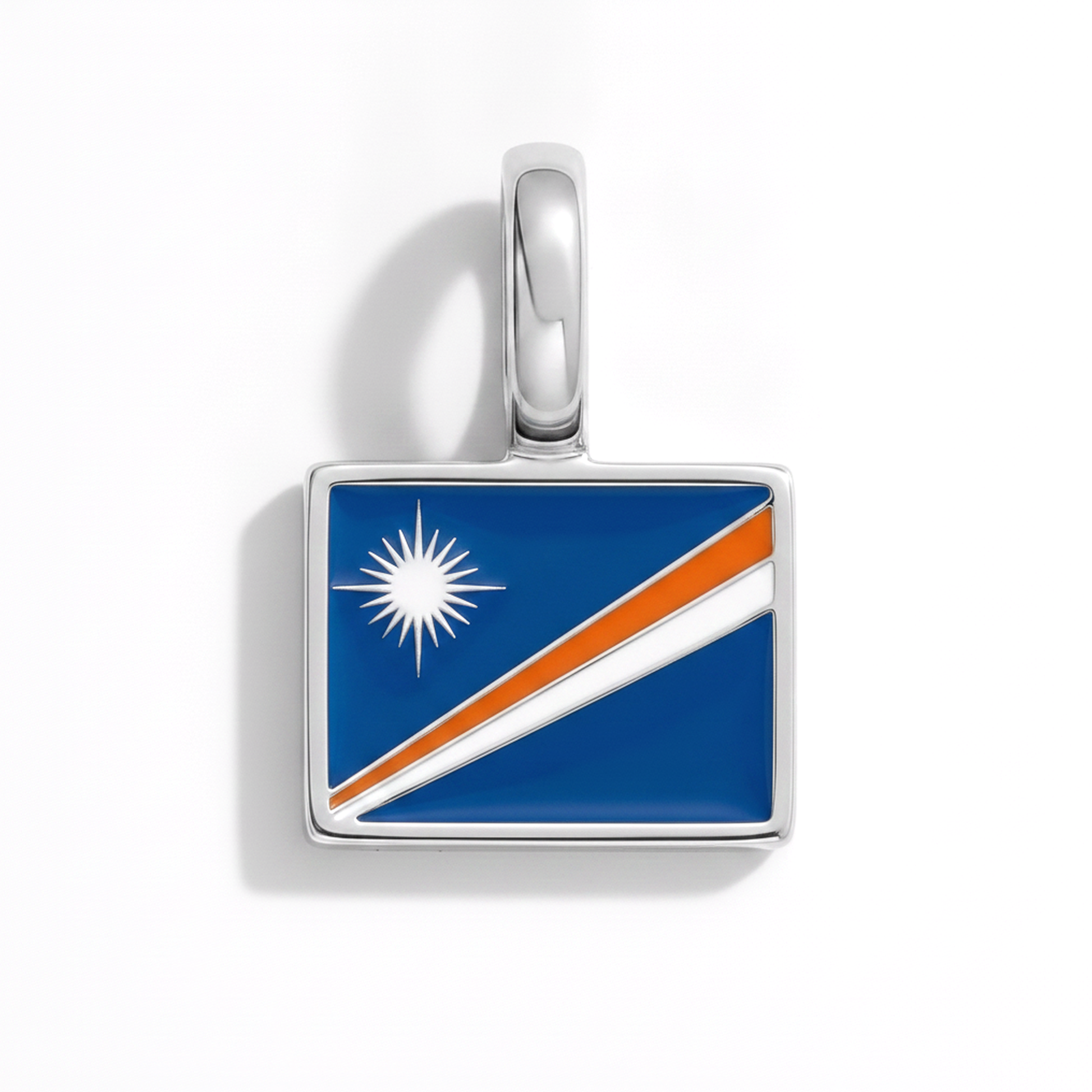 Charm marshallislands – square silver