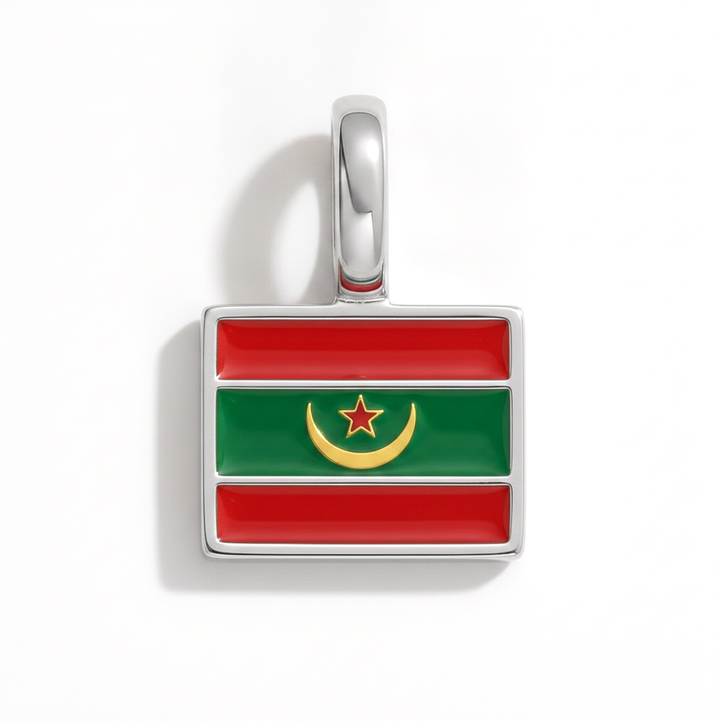 Charm mauritania – square silver