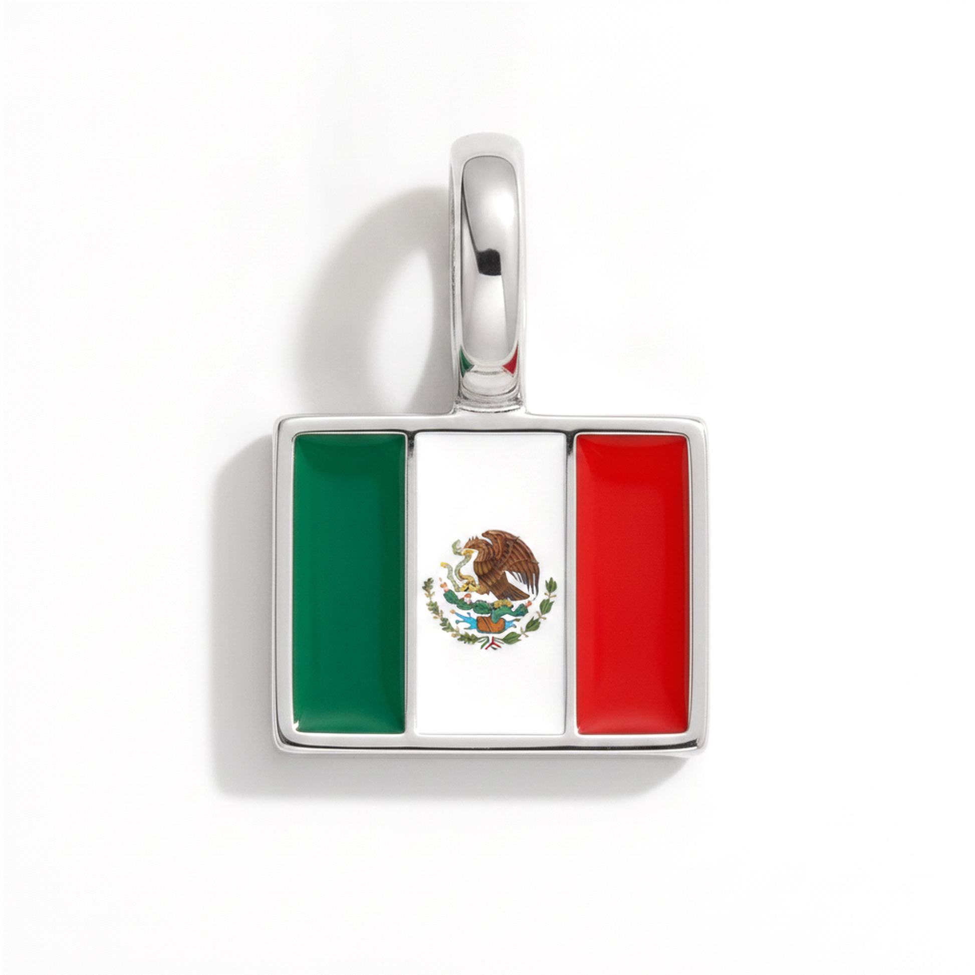 Charm mexico – square silver