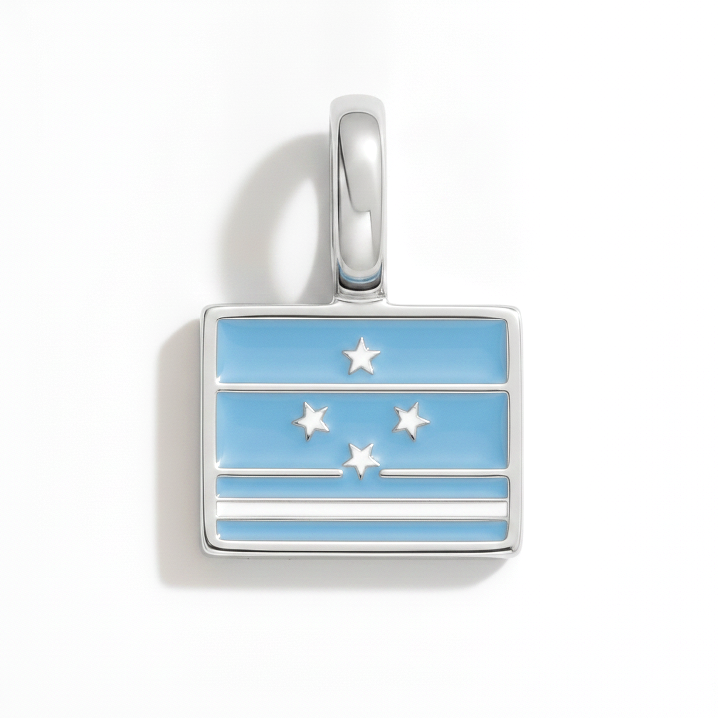 Charm micronesia – square silver
