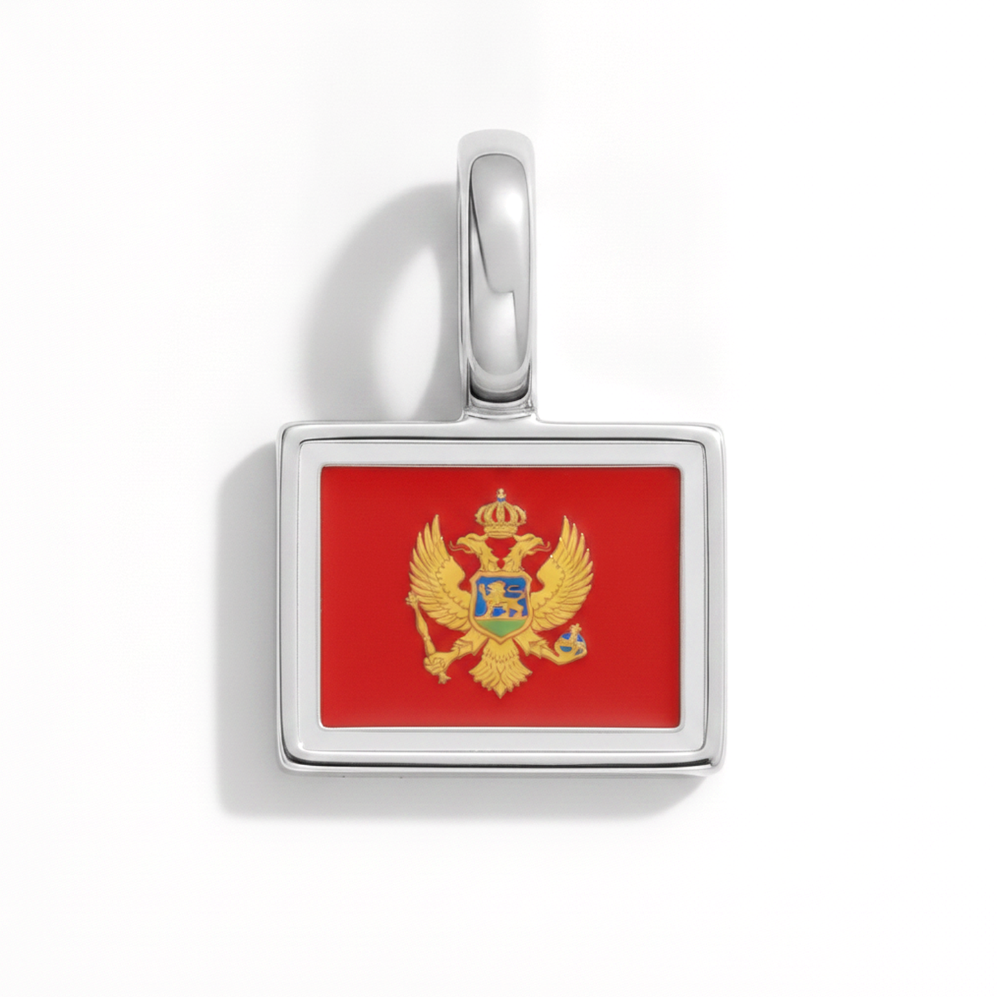 Charm montenegro – square silver