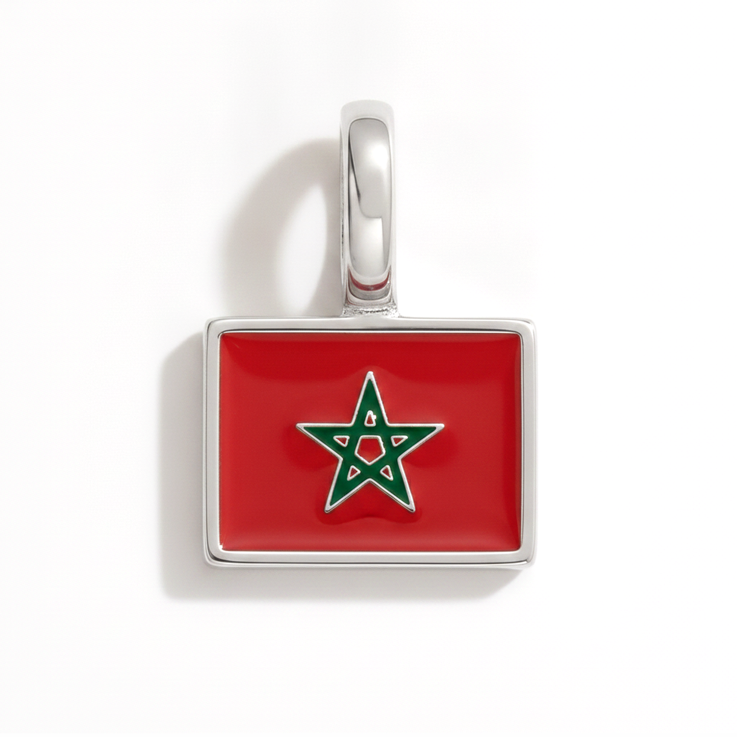 Charm morocco – square silver