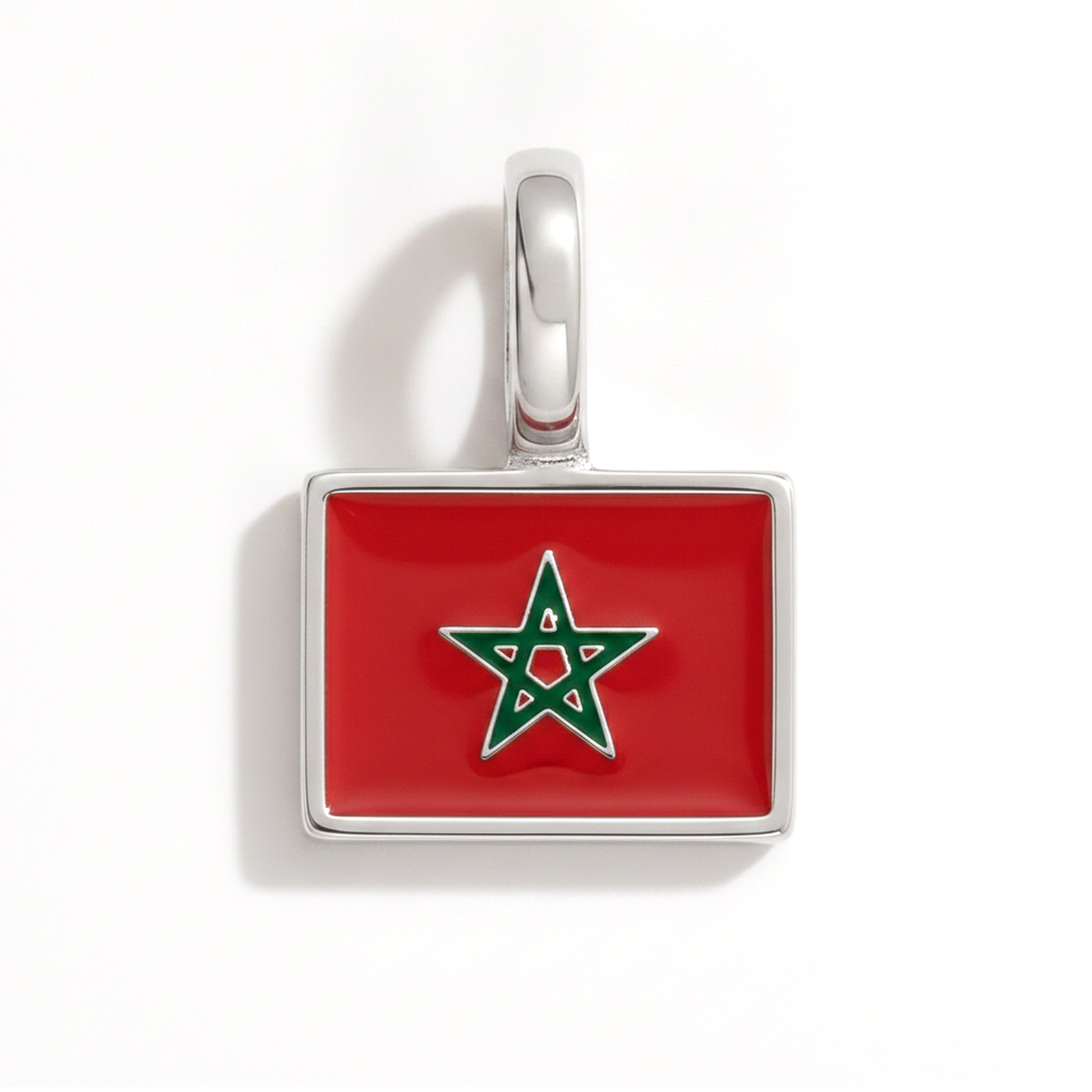 Charm morocco – square silver