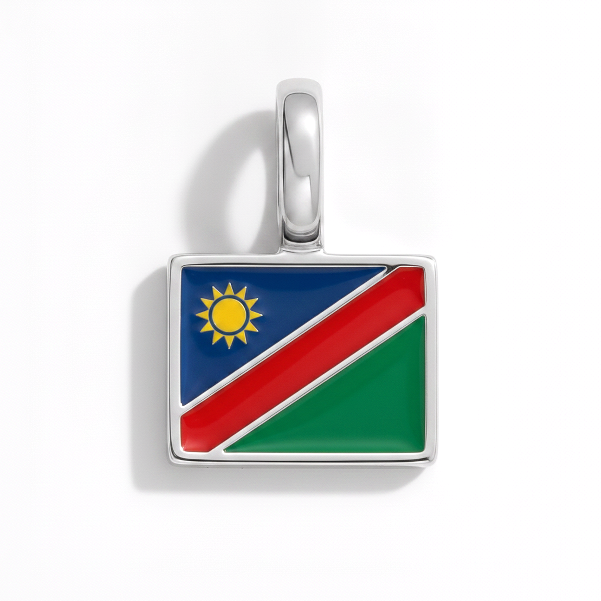 Charm namibia – square silver
