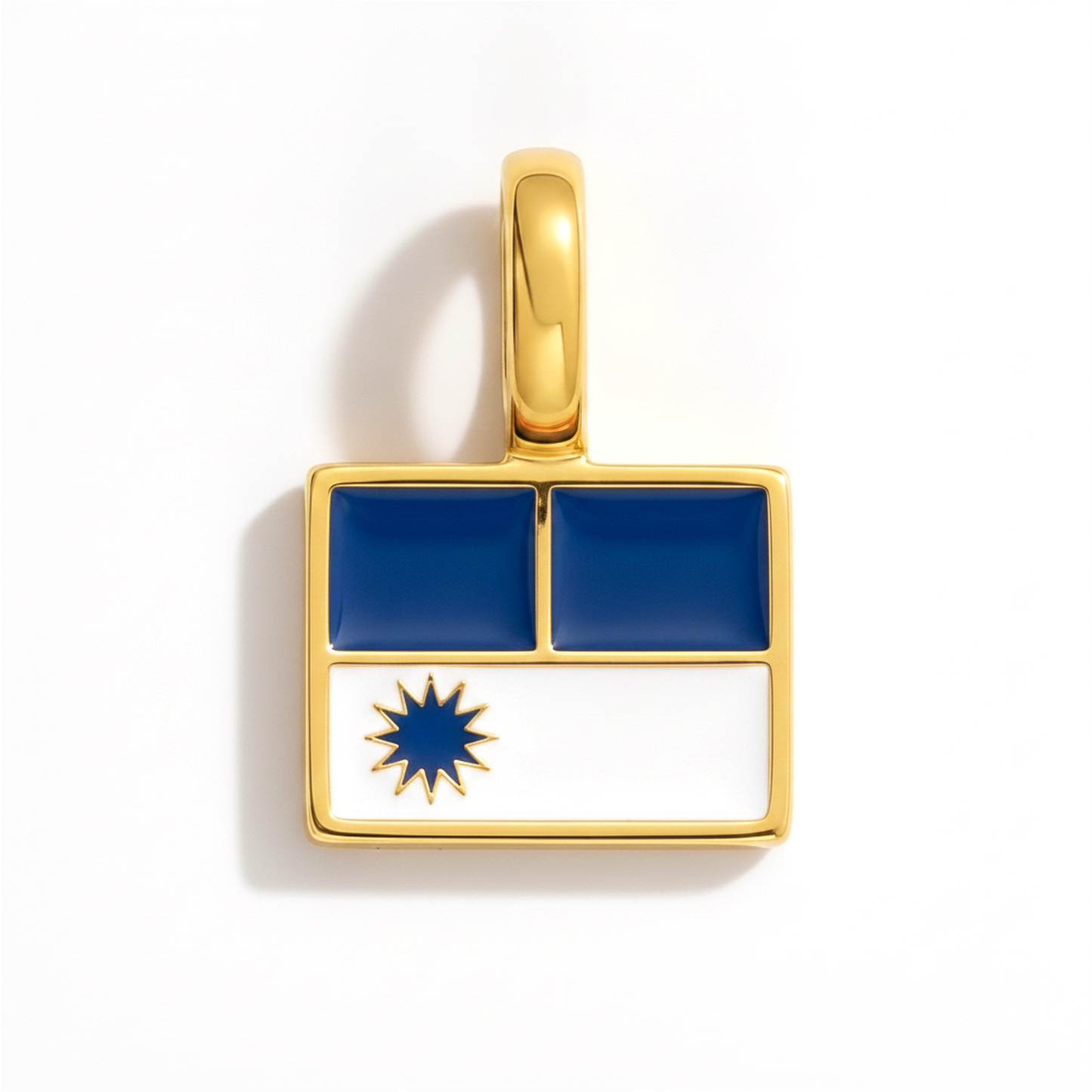 Charm nauru – square gold