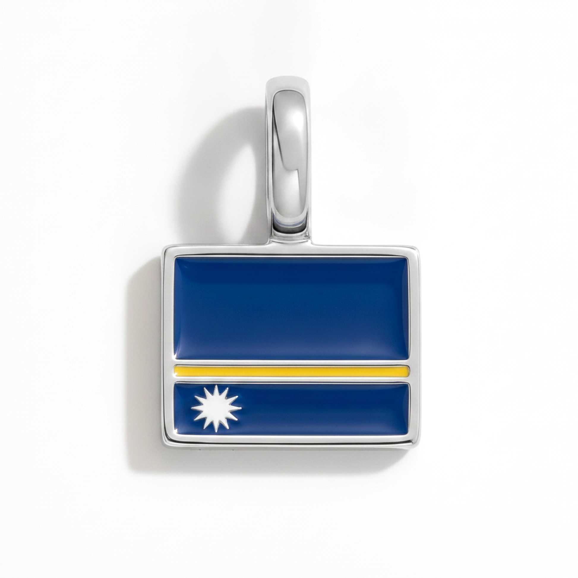Charm nauru – square silver