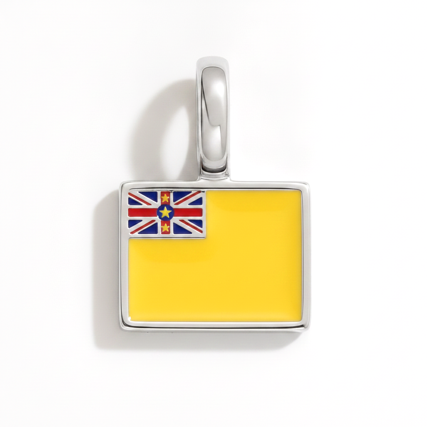 Charm niue – square silver