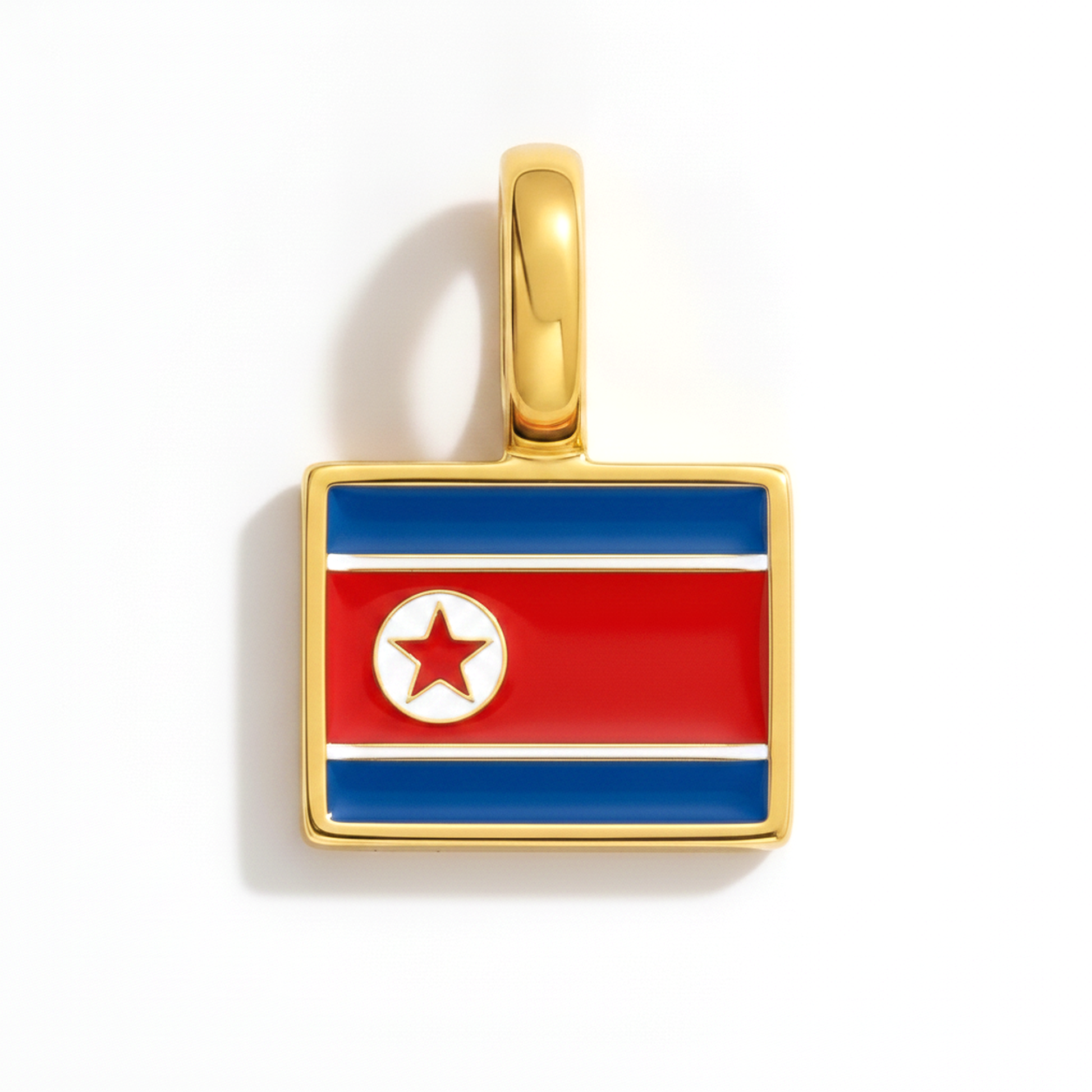 Charm northkorea – square gold