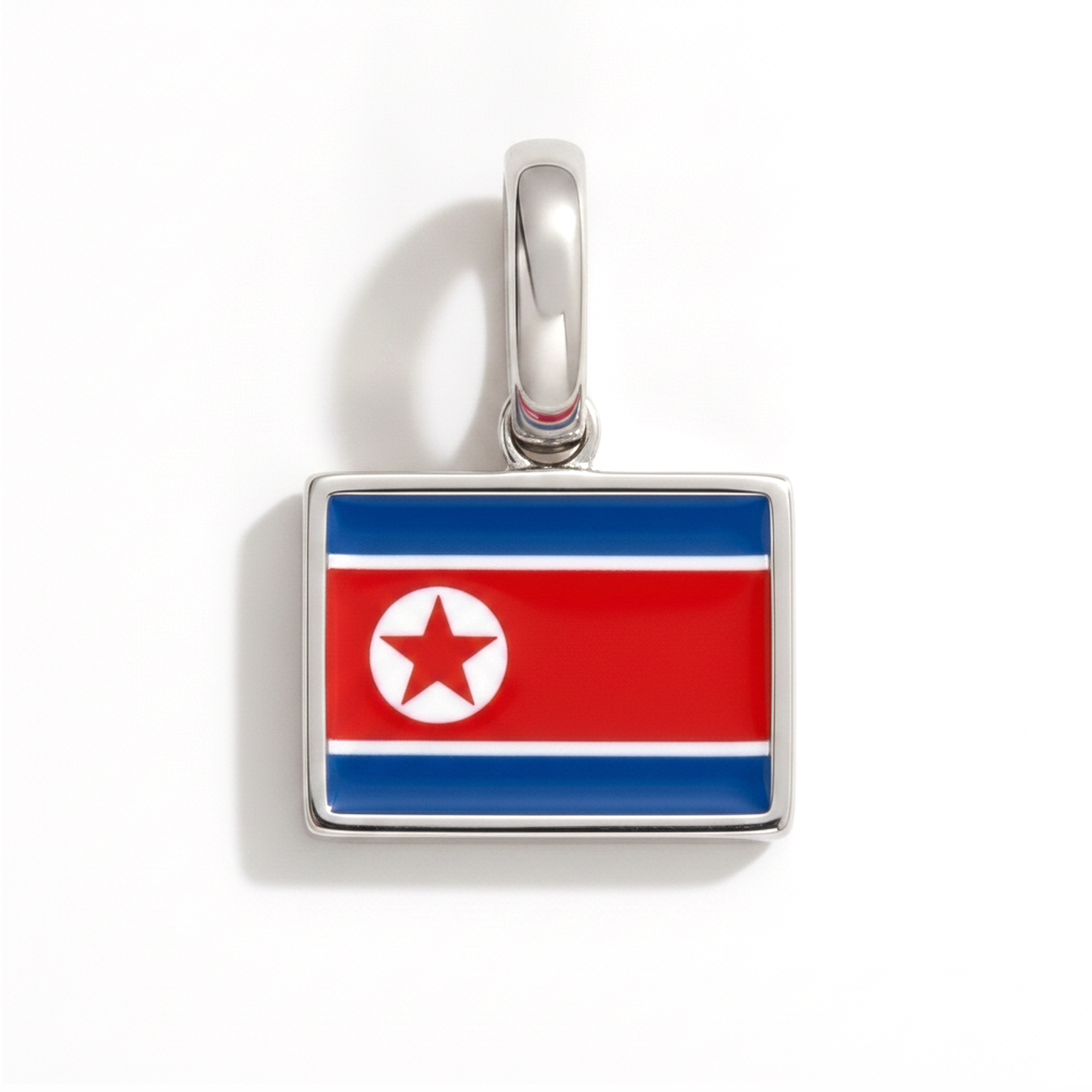 Charm northkorea – square silver