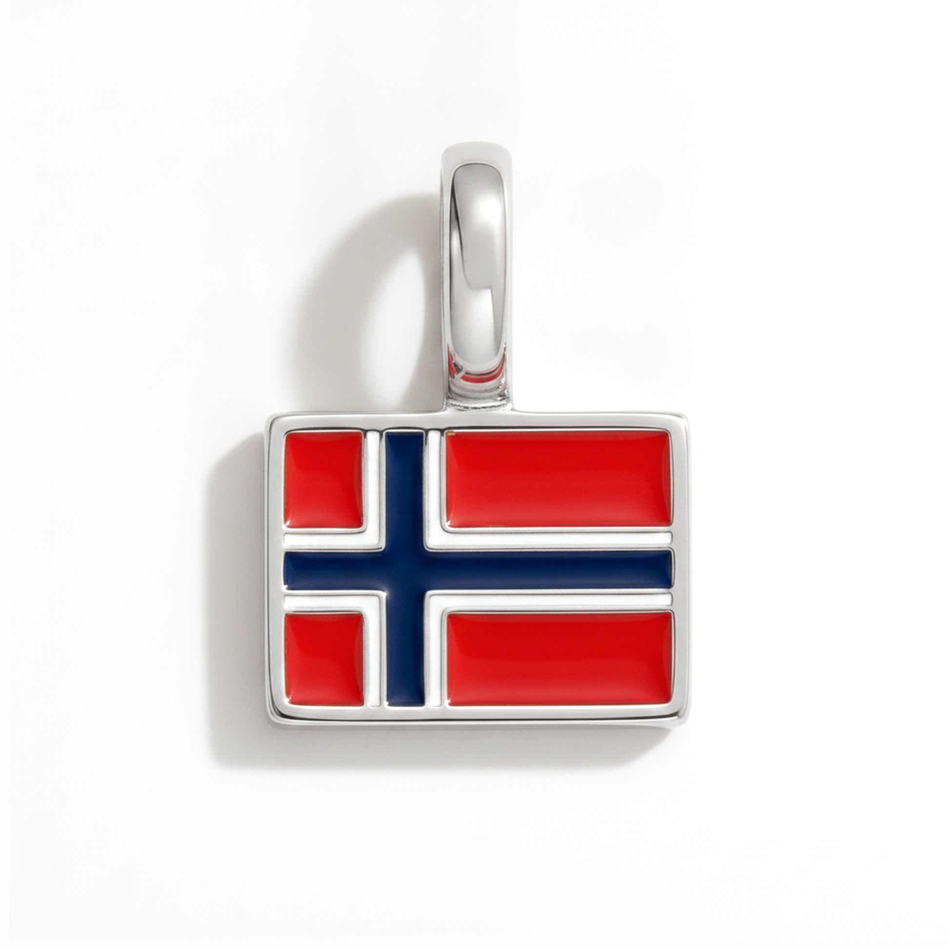 Charm norway – square silver