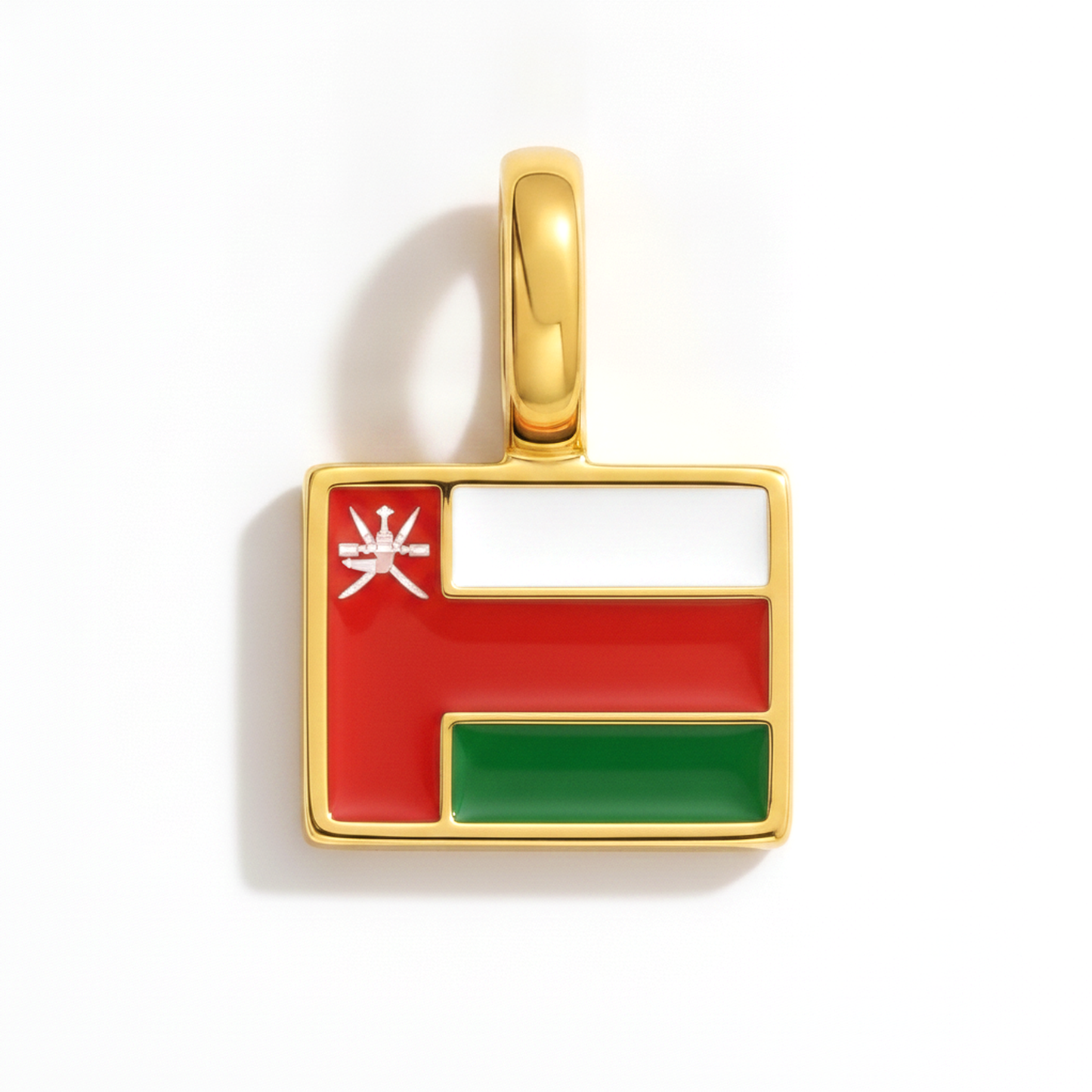 Charm oman – square gold