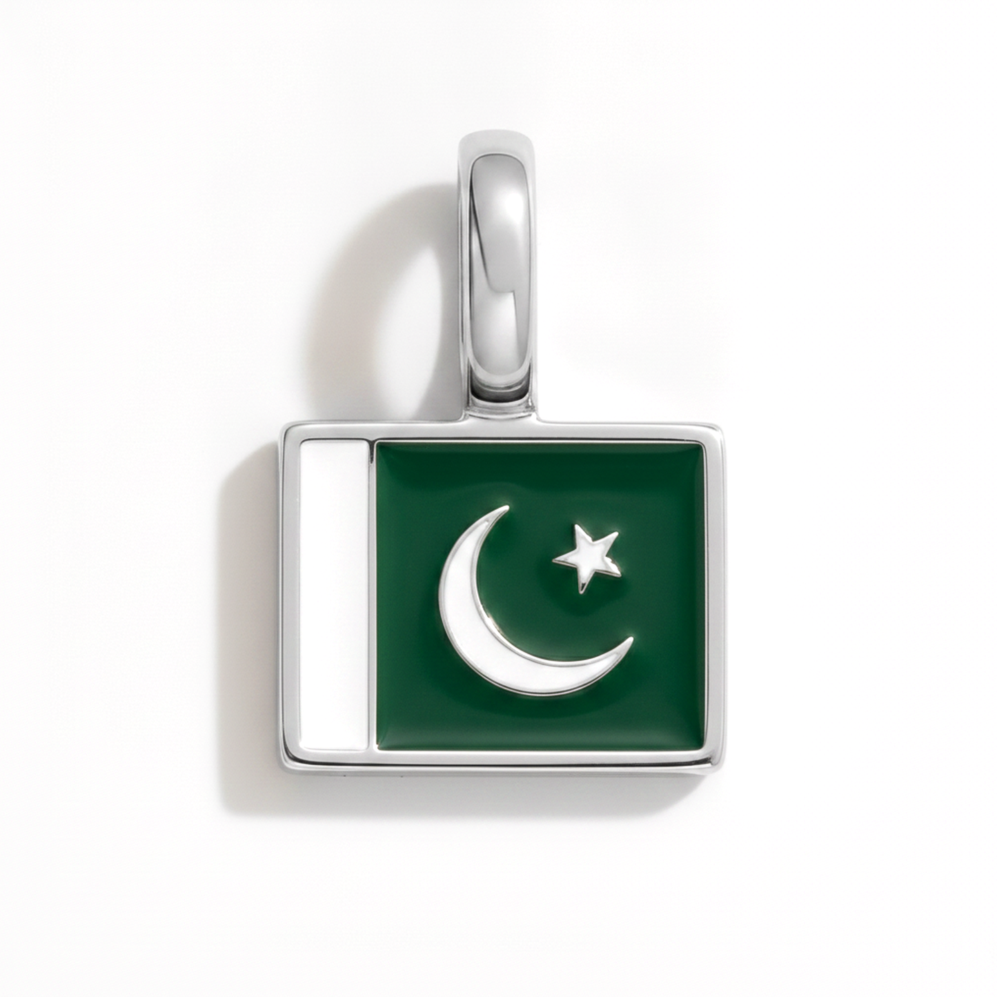 Charm pakistan – square silver