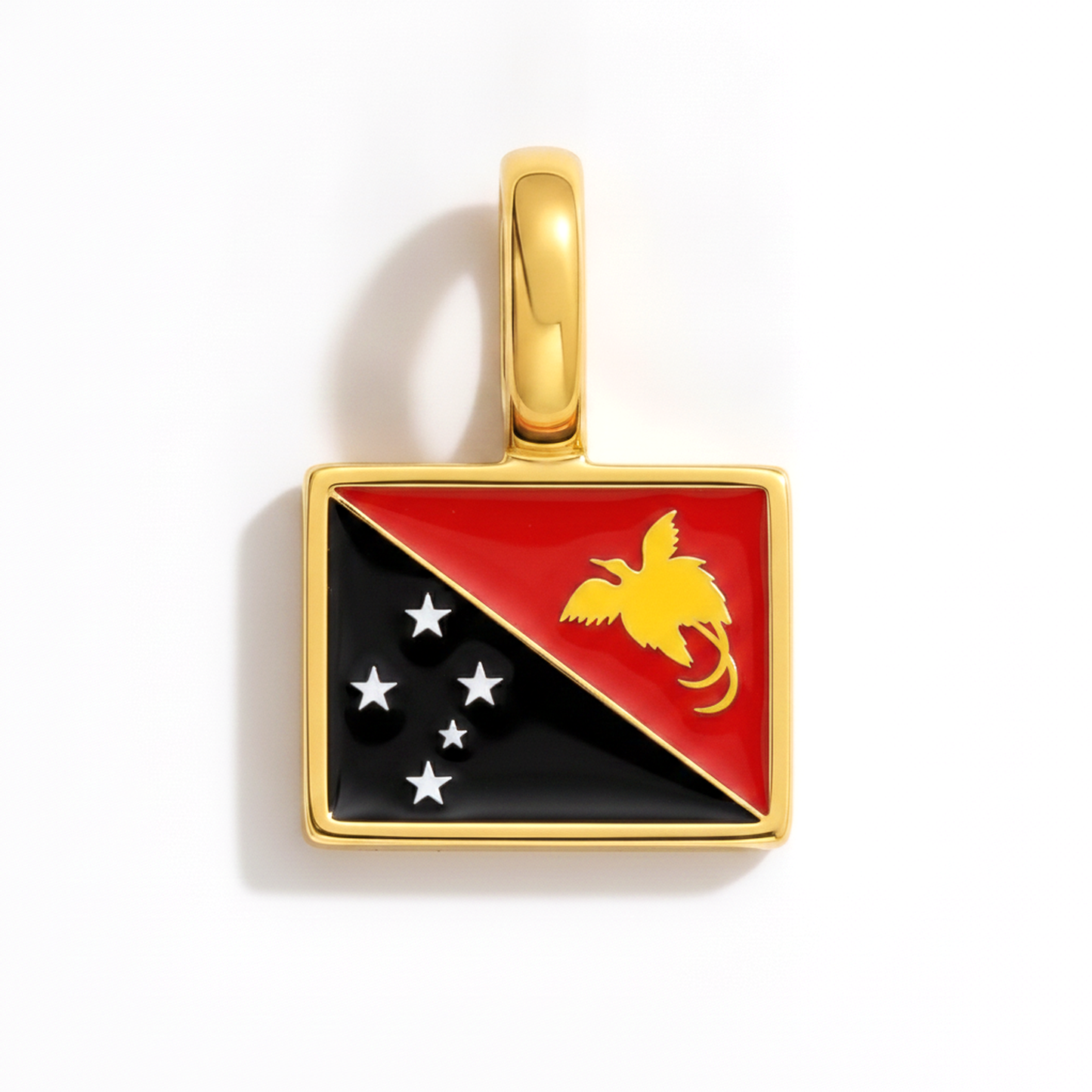 Charm papuanewguinea – square gold
