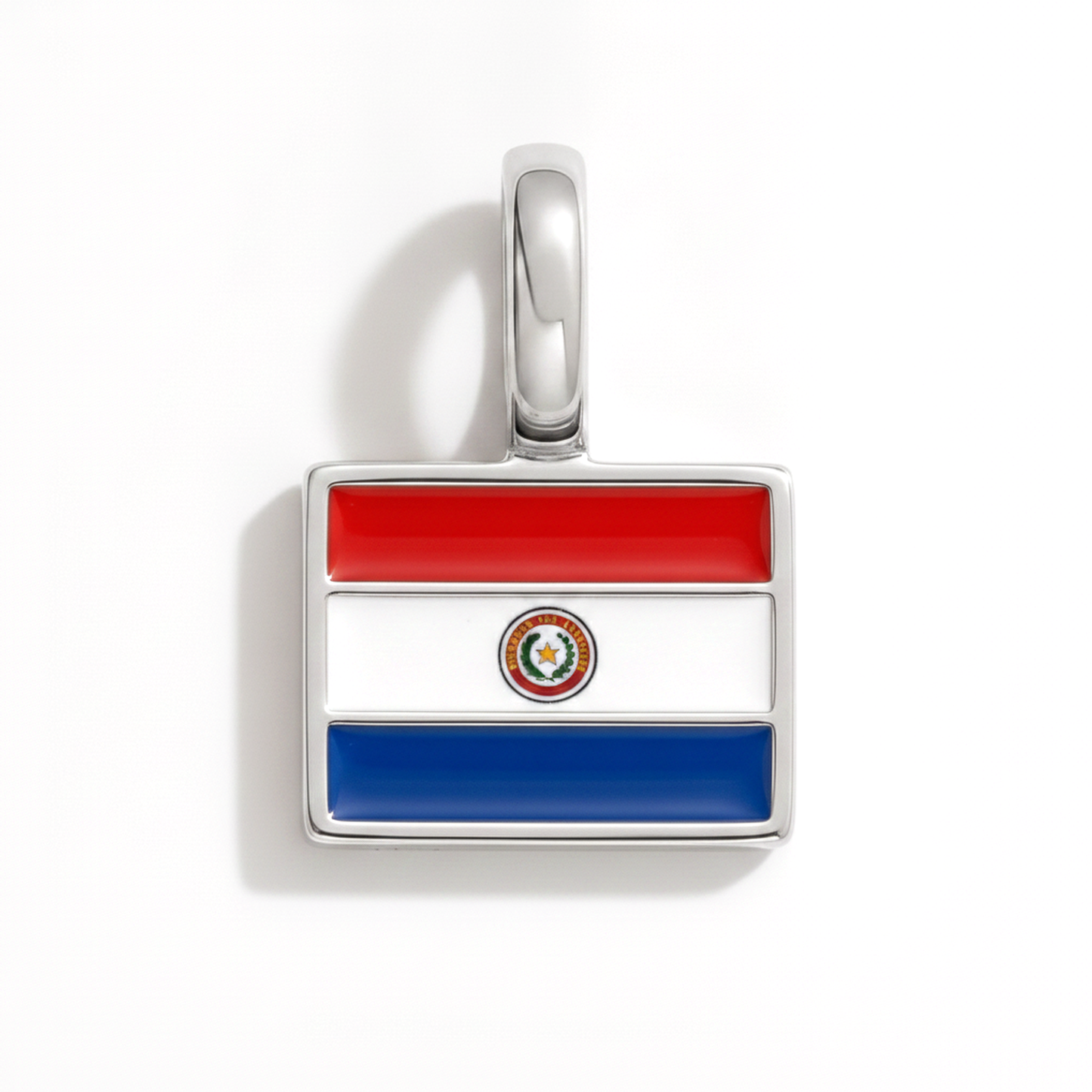 Charm paraguay – square silver