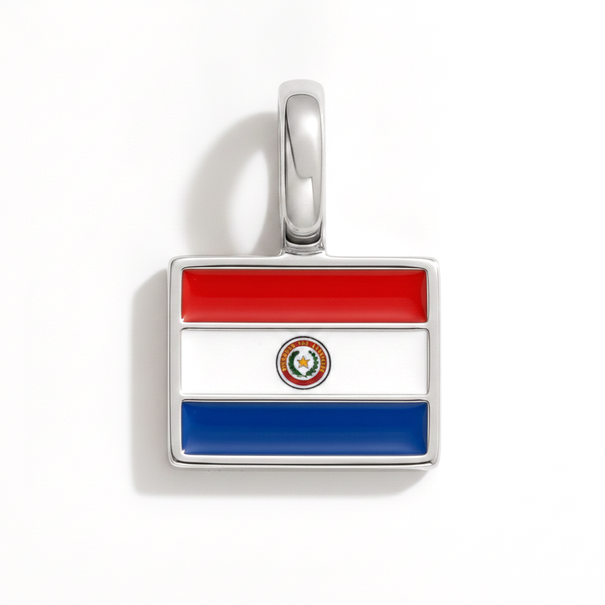 Charm paraguay – square silver