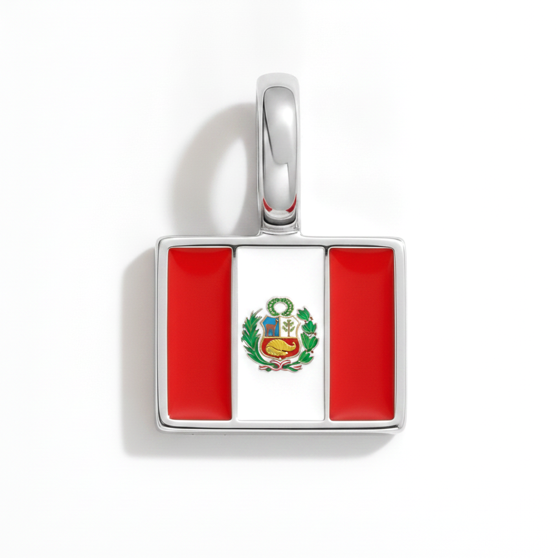 Charm peru – square silver