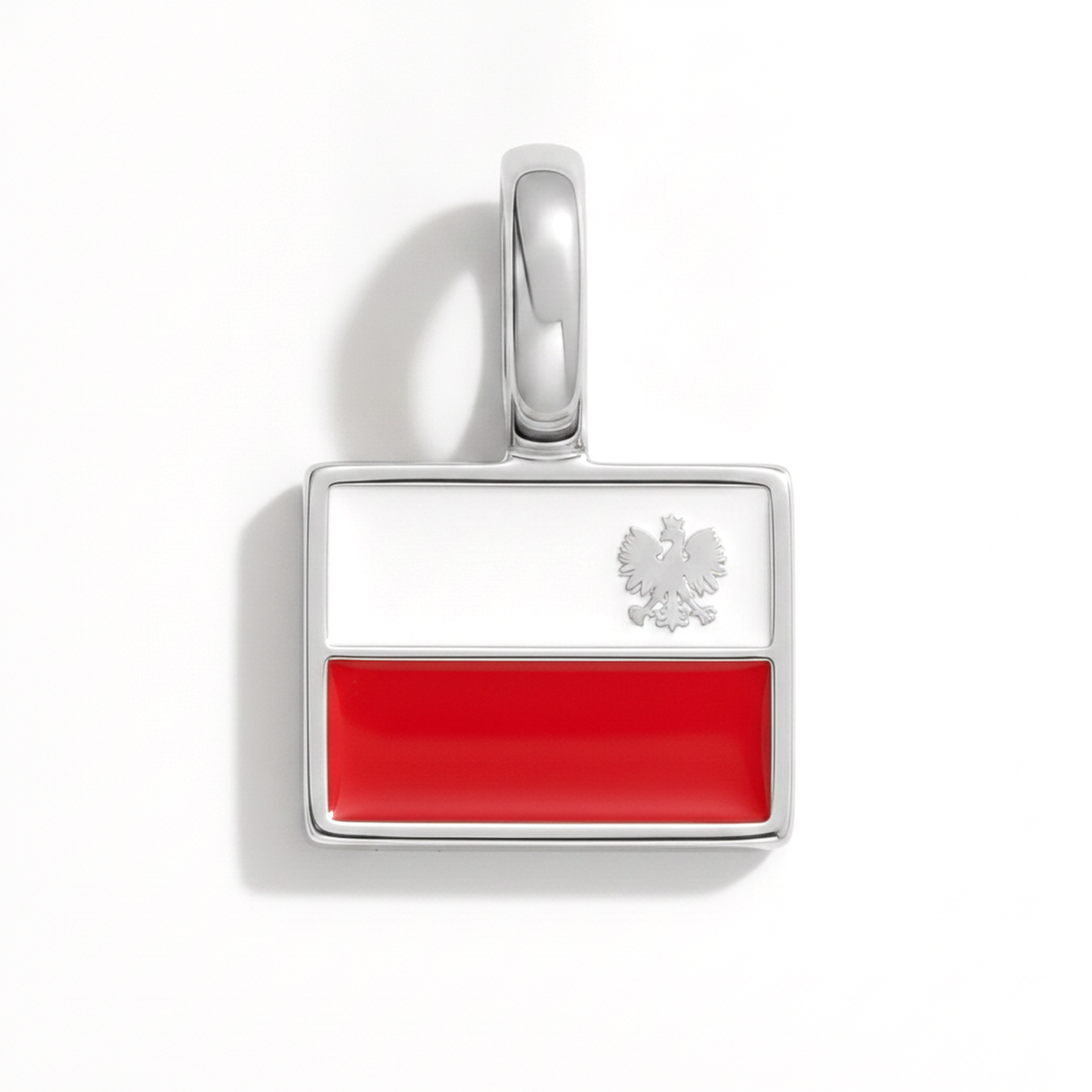 Charm poland – square silver