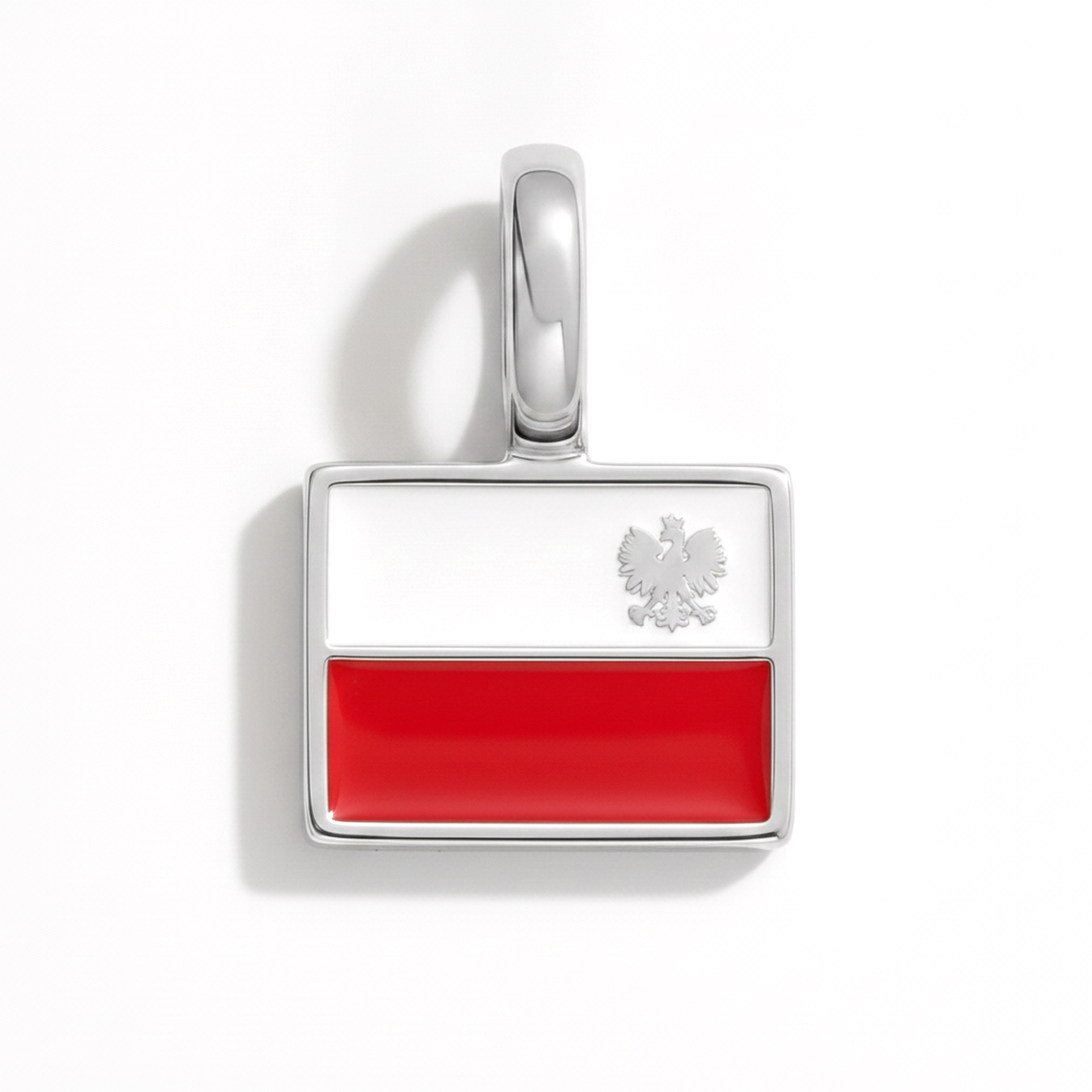 Charm poland – square silver