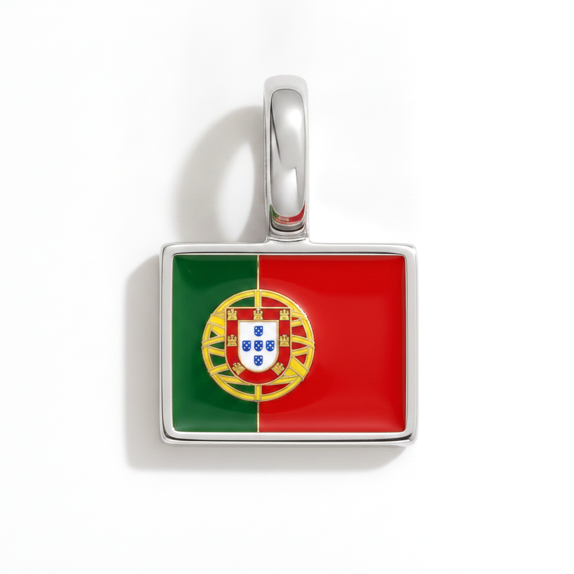 Charm portugal – square silver