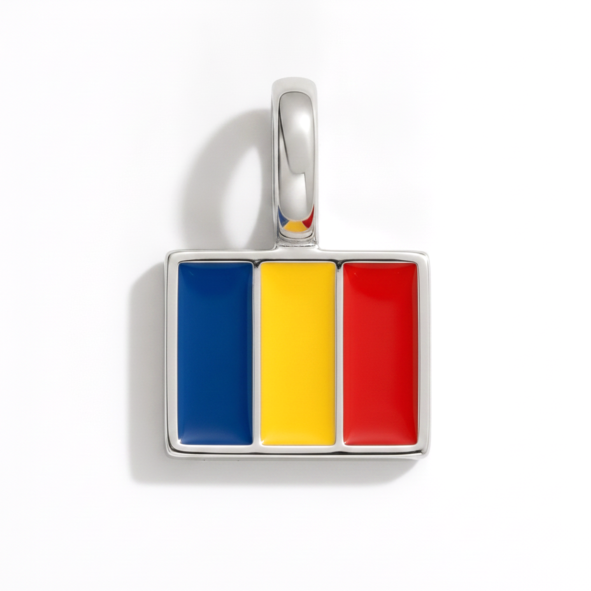 Charm romania – square silver