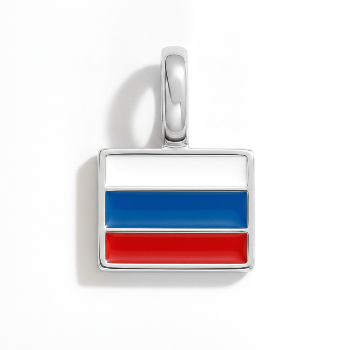 Charm russia – square silver