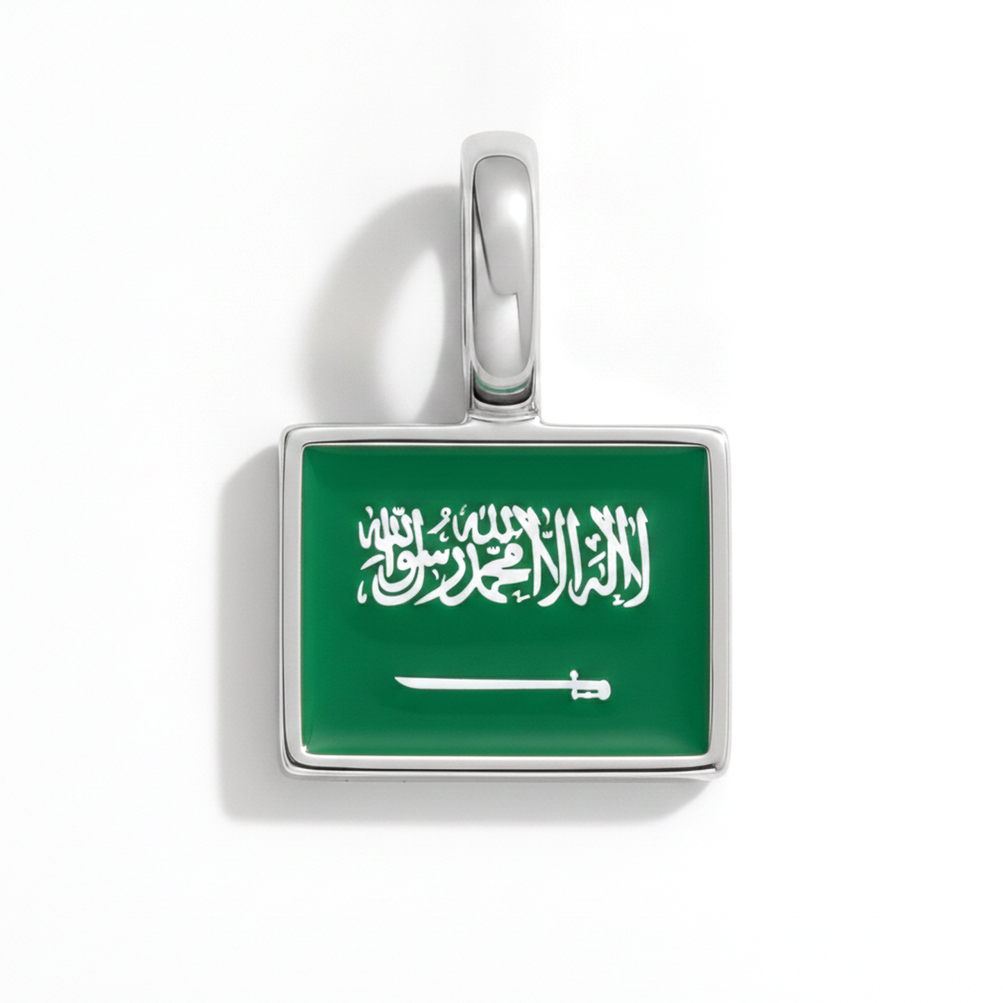 Charm saudiarabia – square silver