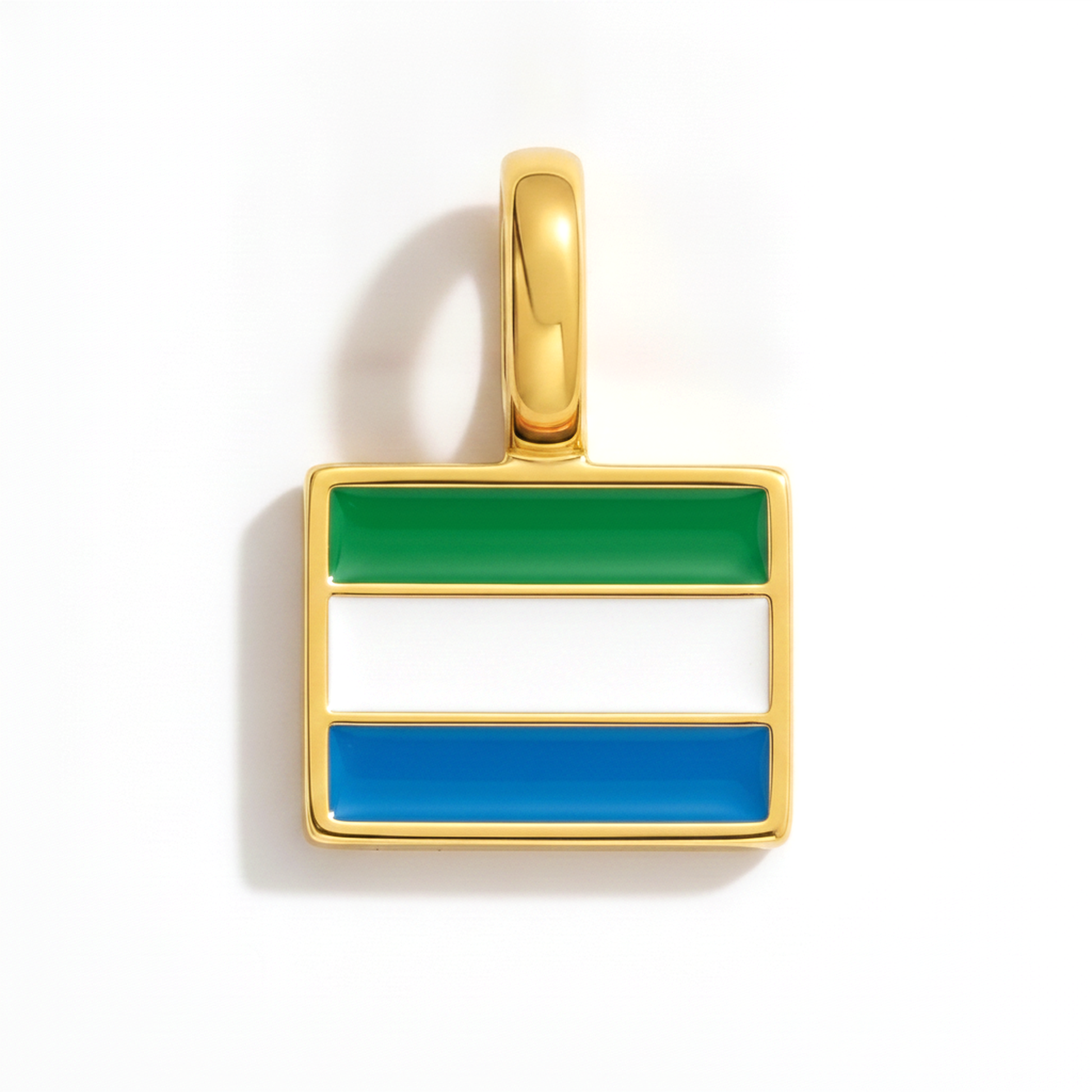 Charm sierraleone – square gold