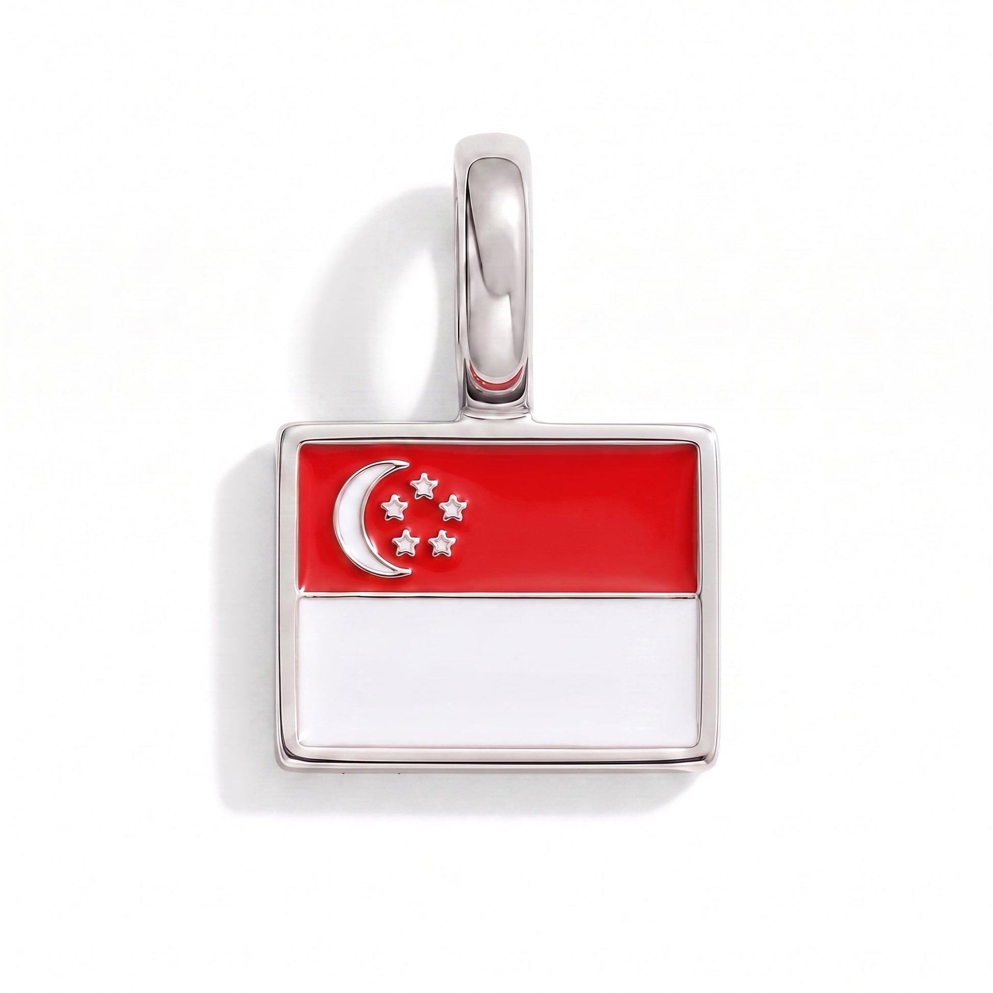 Charm singapore – square silver