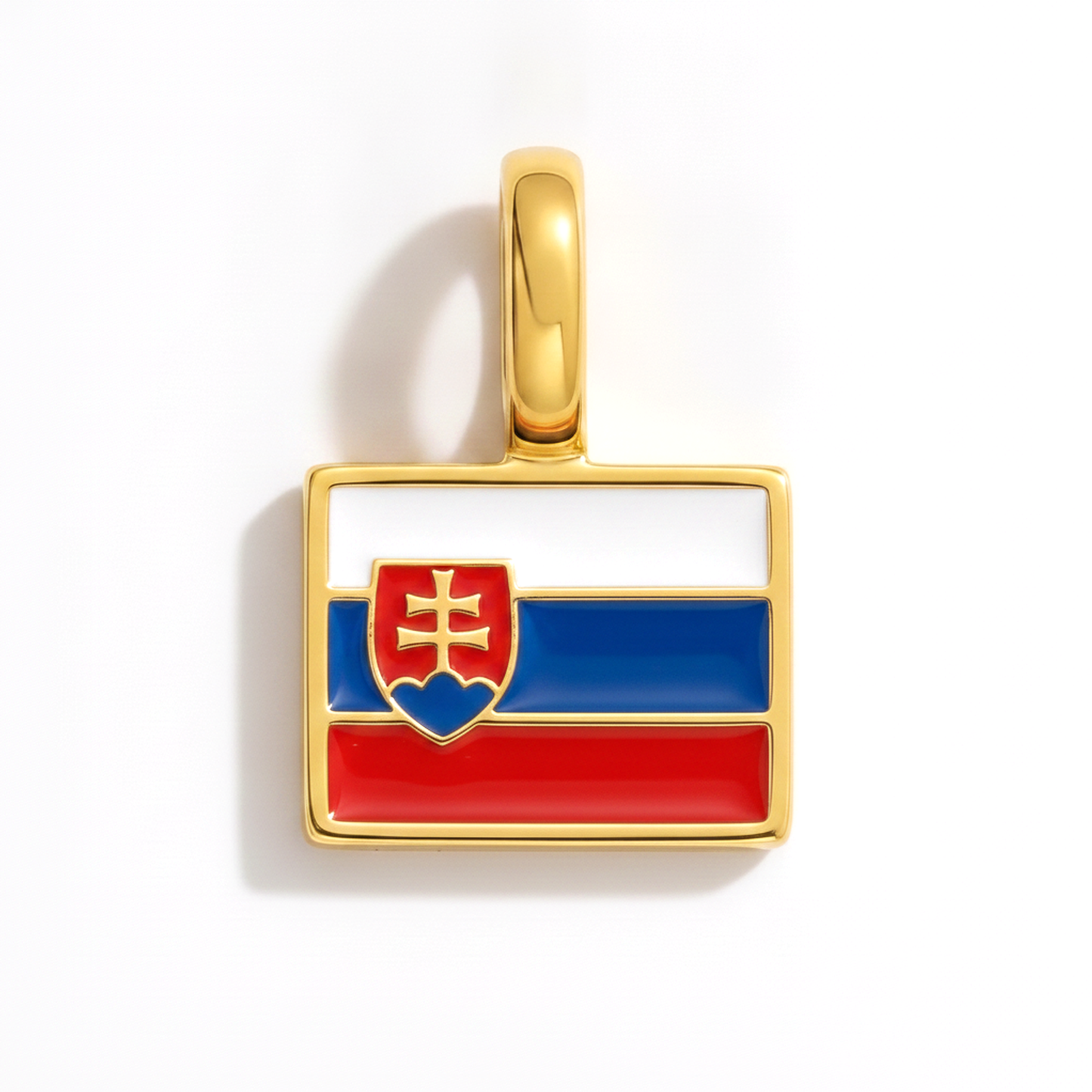 Charm slovakia – square gold