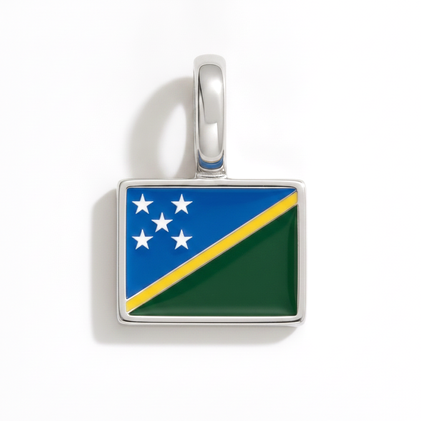 Charm solomonislands – square silver