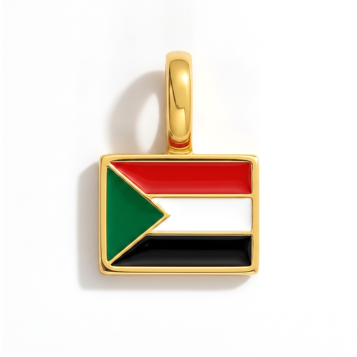 Charm sudan – square gold