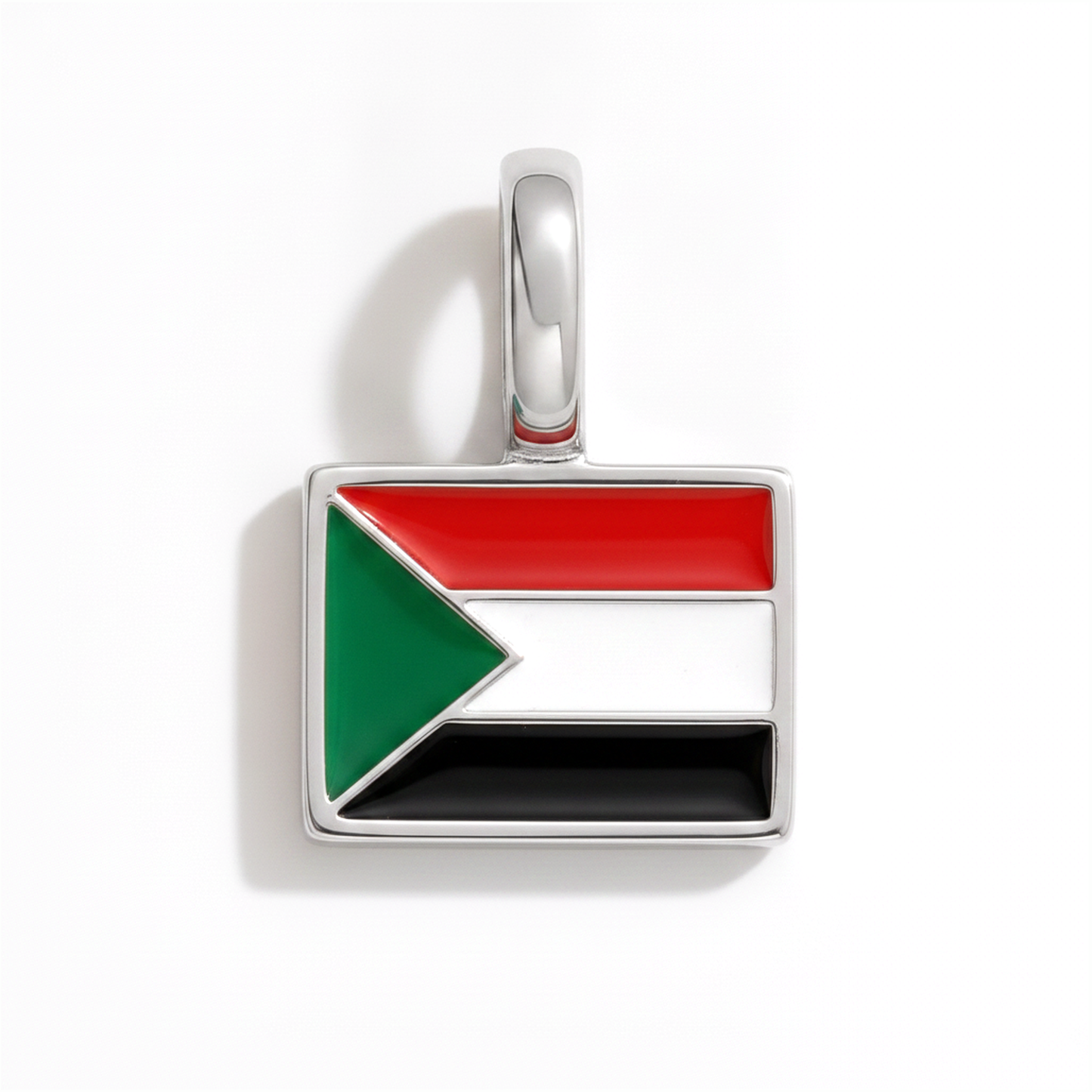 Charm sudan – square silver