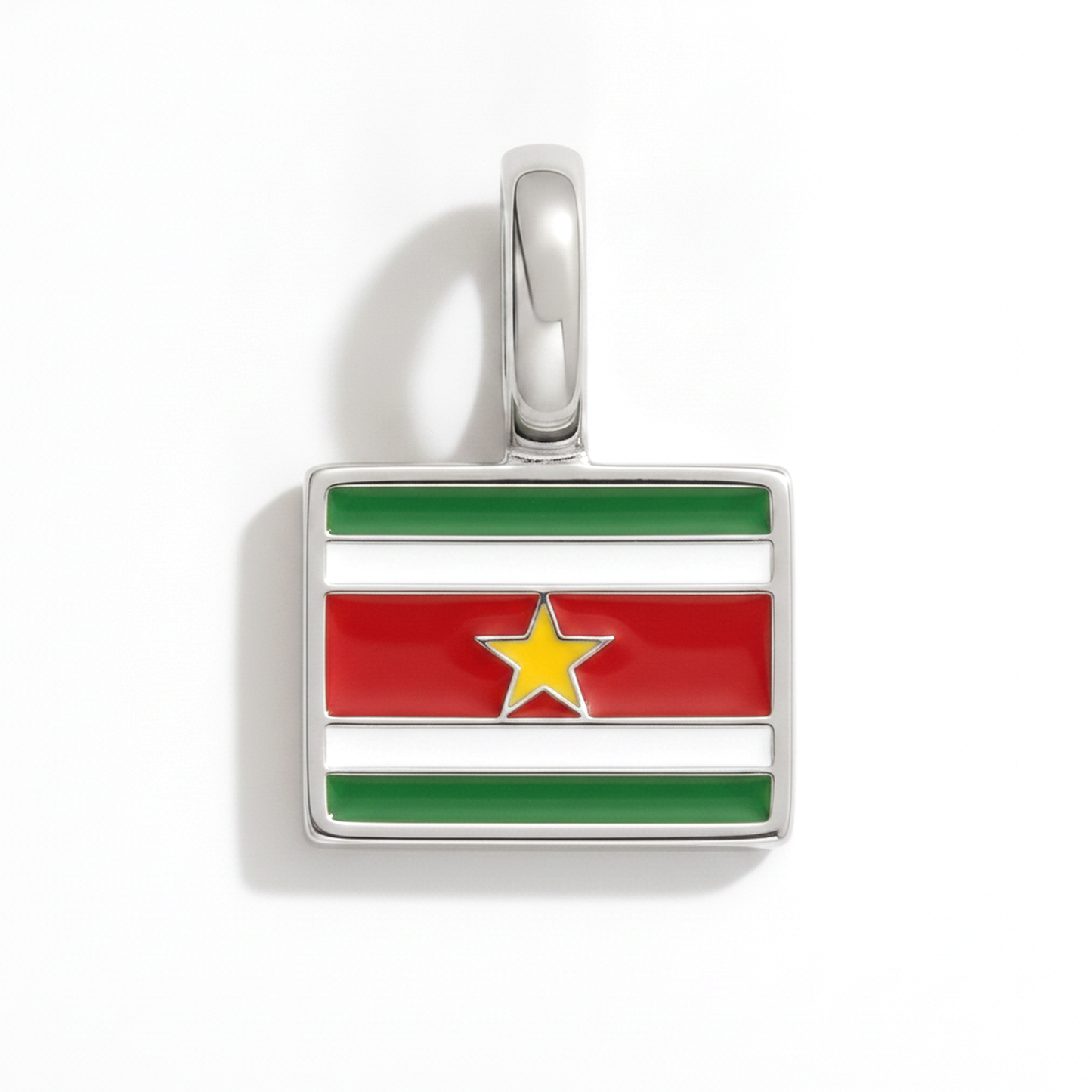 Charm suriname – square silver