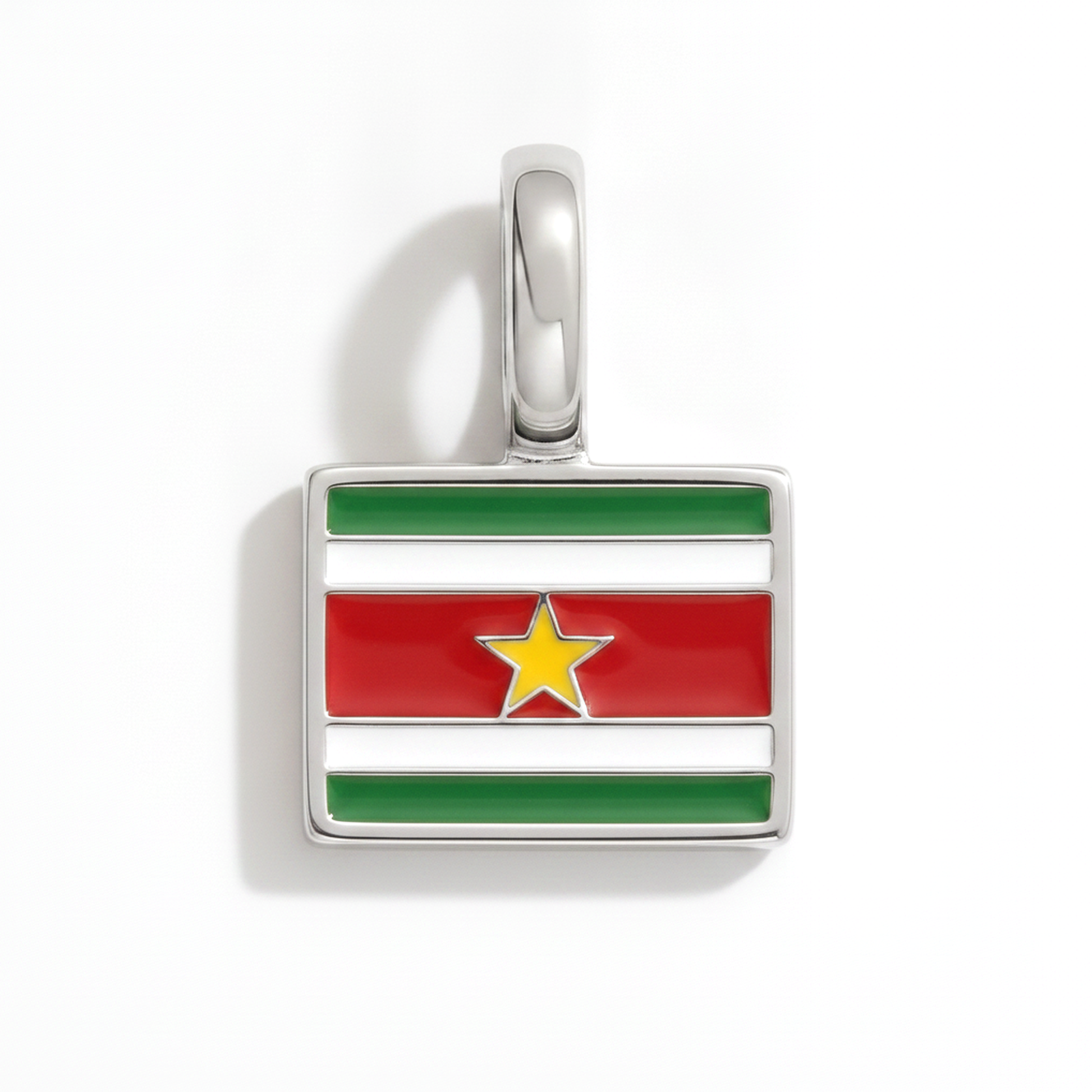 Charm suriname – square silver