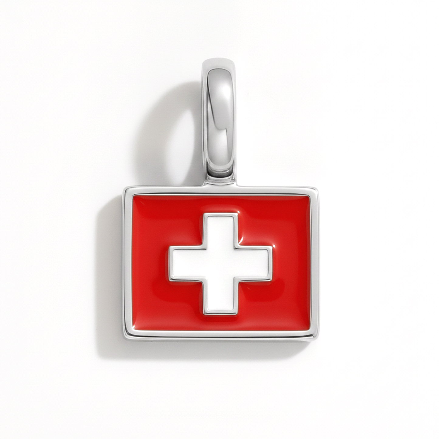 Charm switzerland – square silver