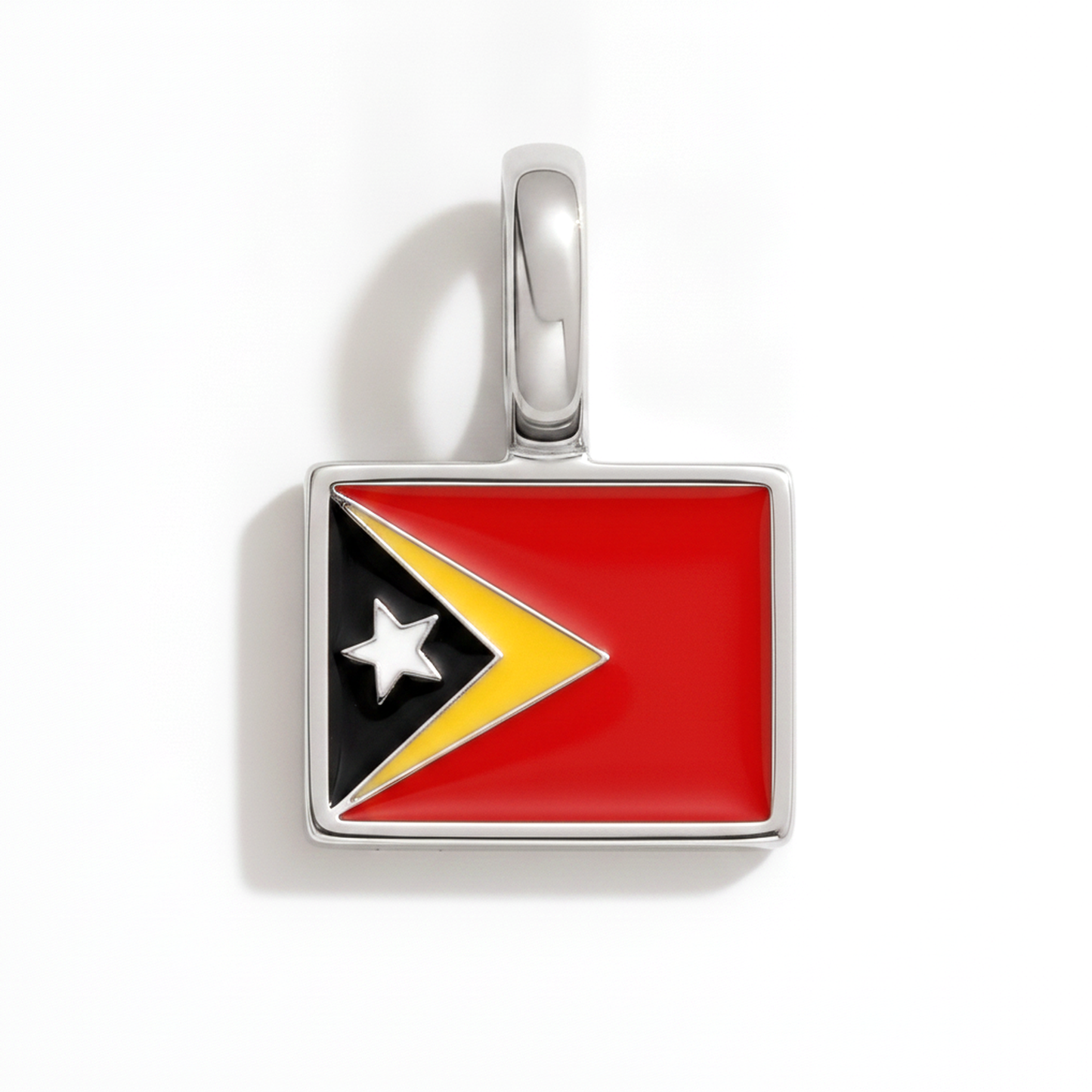 Charm timorleste – square silver