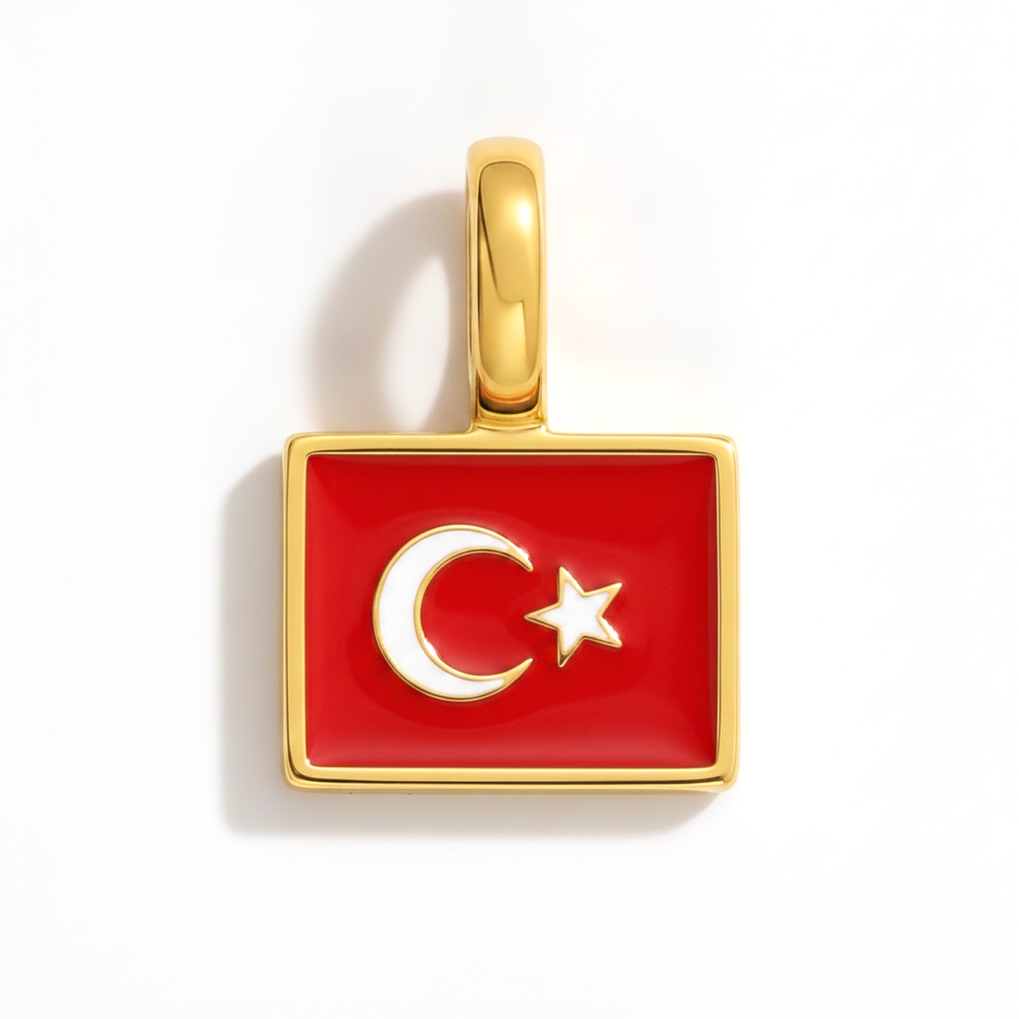 Charm turkey – square gold