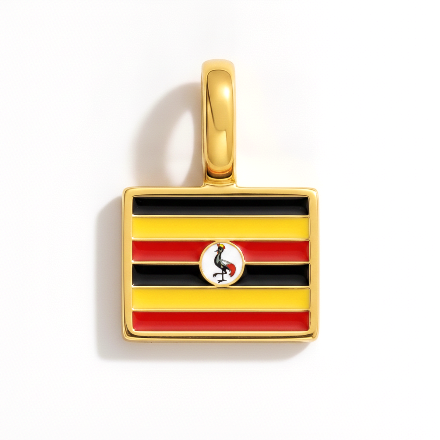 Charm uganda – square gold