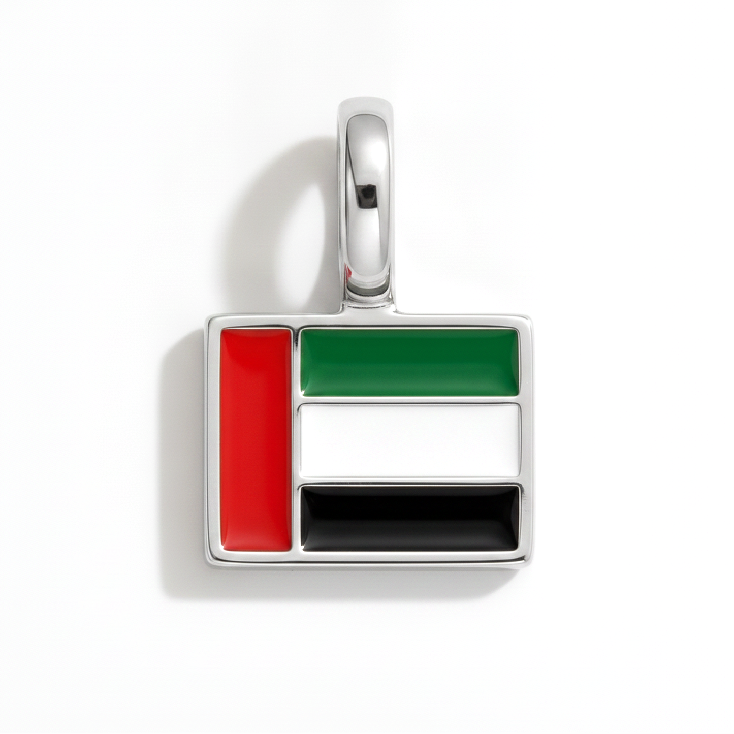 Charm unitedarabemirates – square silver