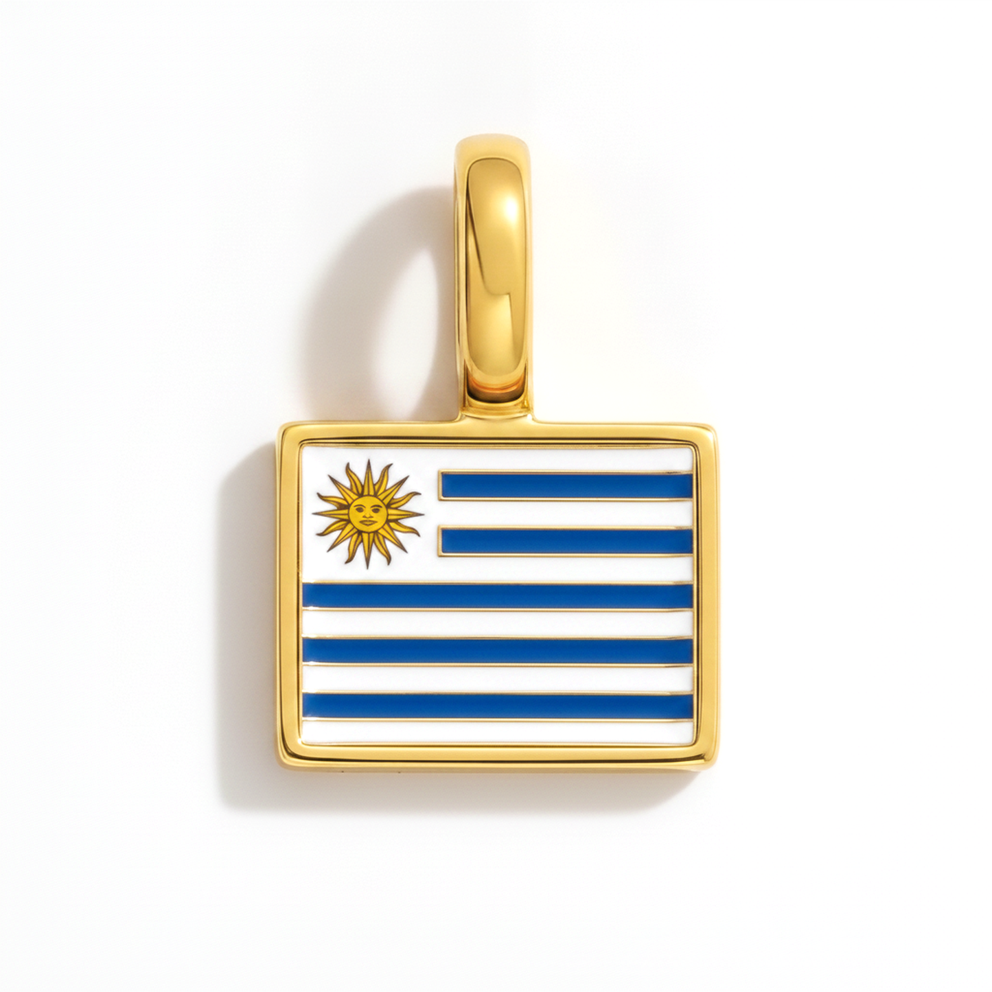 Charm uruguay – square gold
