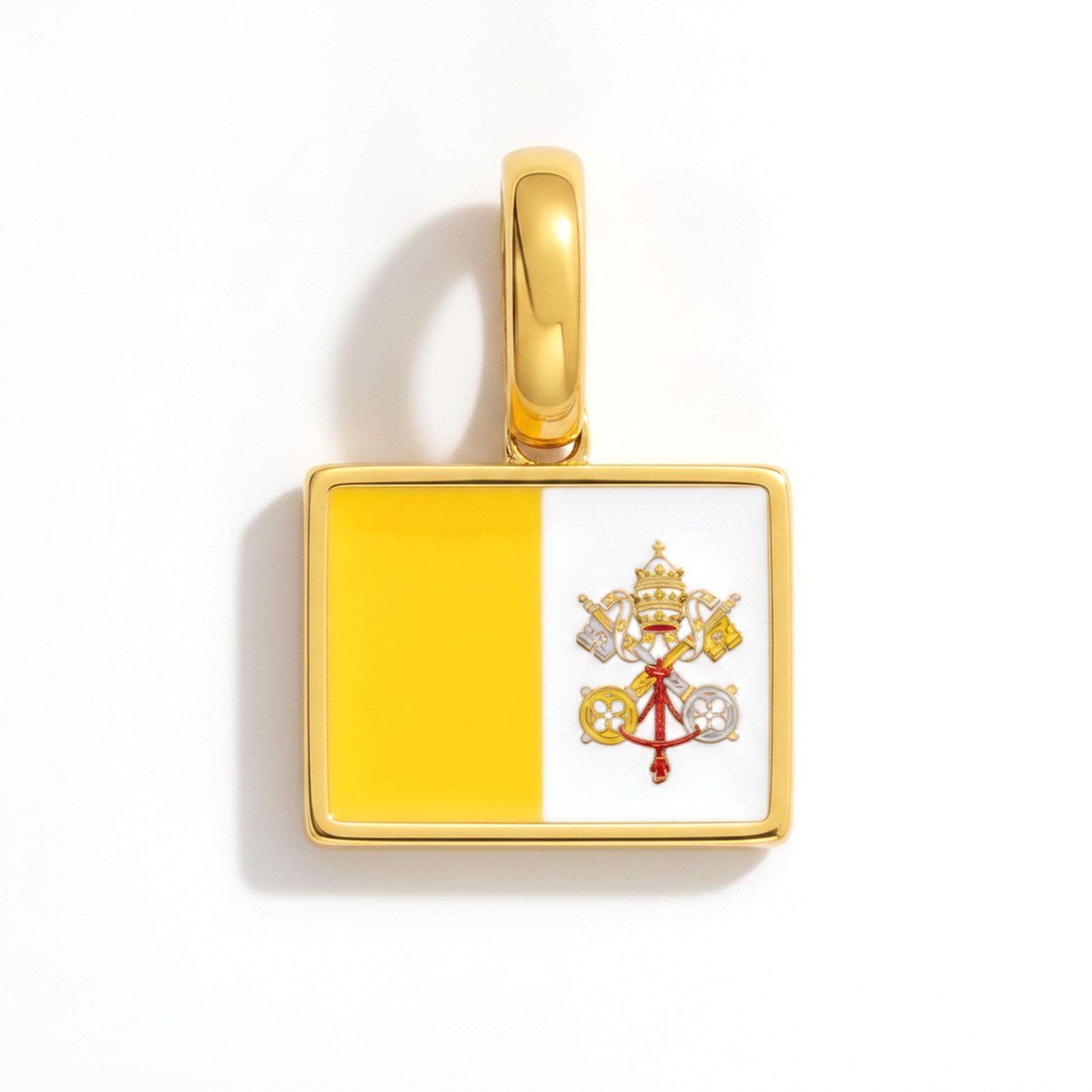 Charm vaticancity – square gold