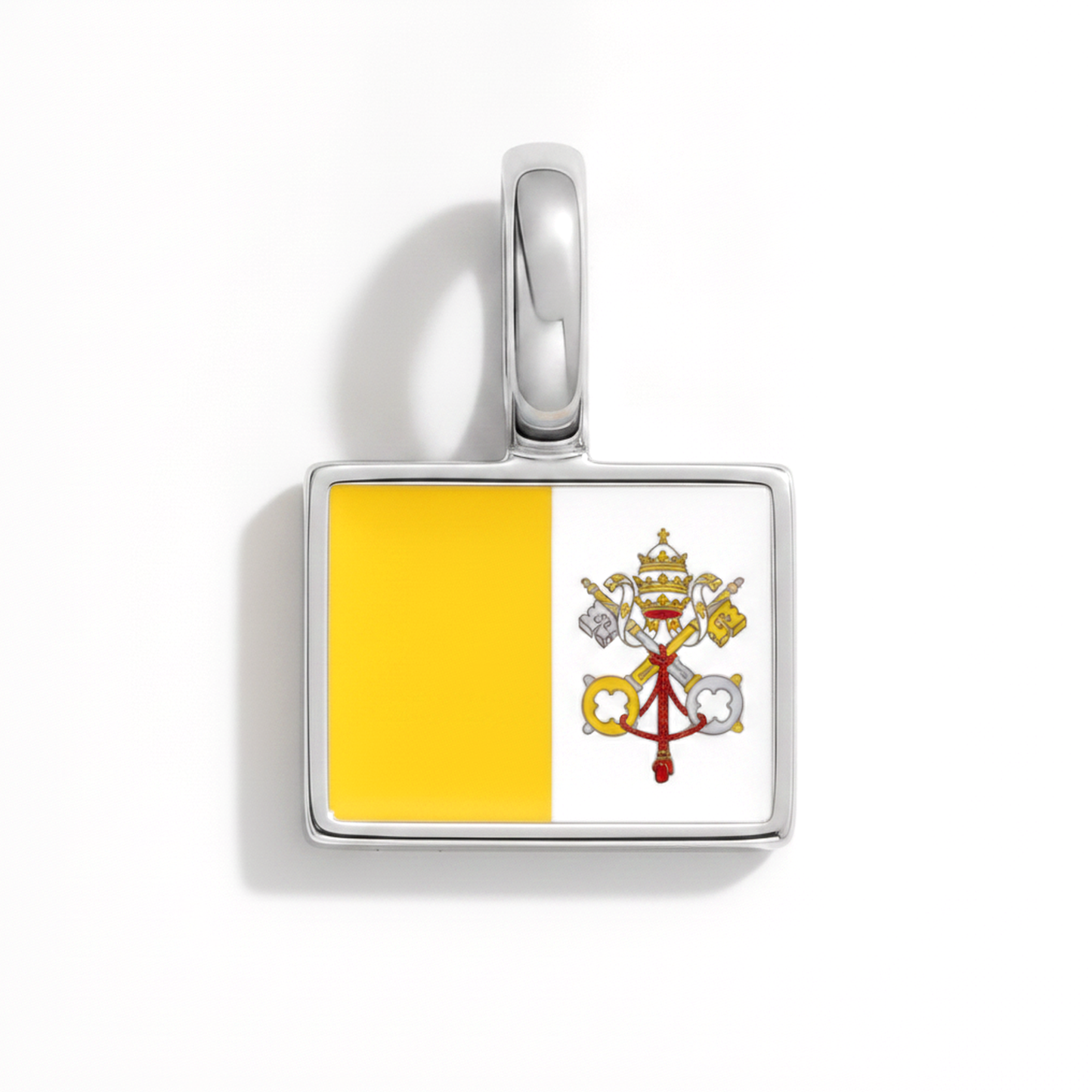 Charm vaticancity – square silver