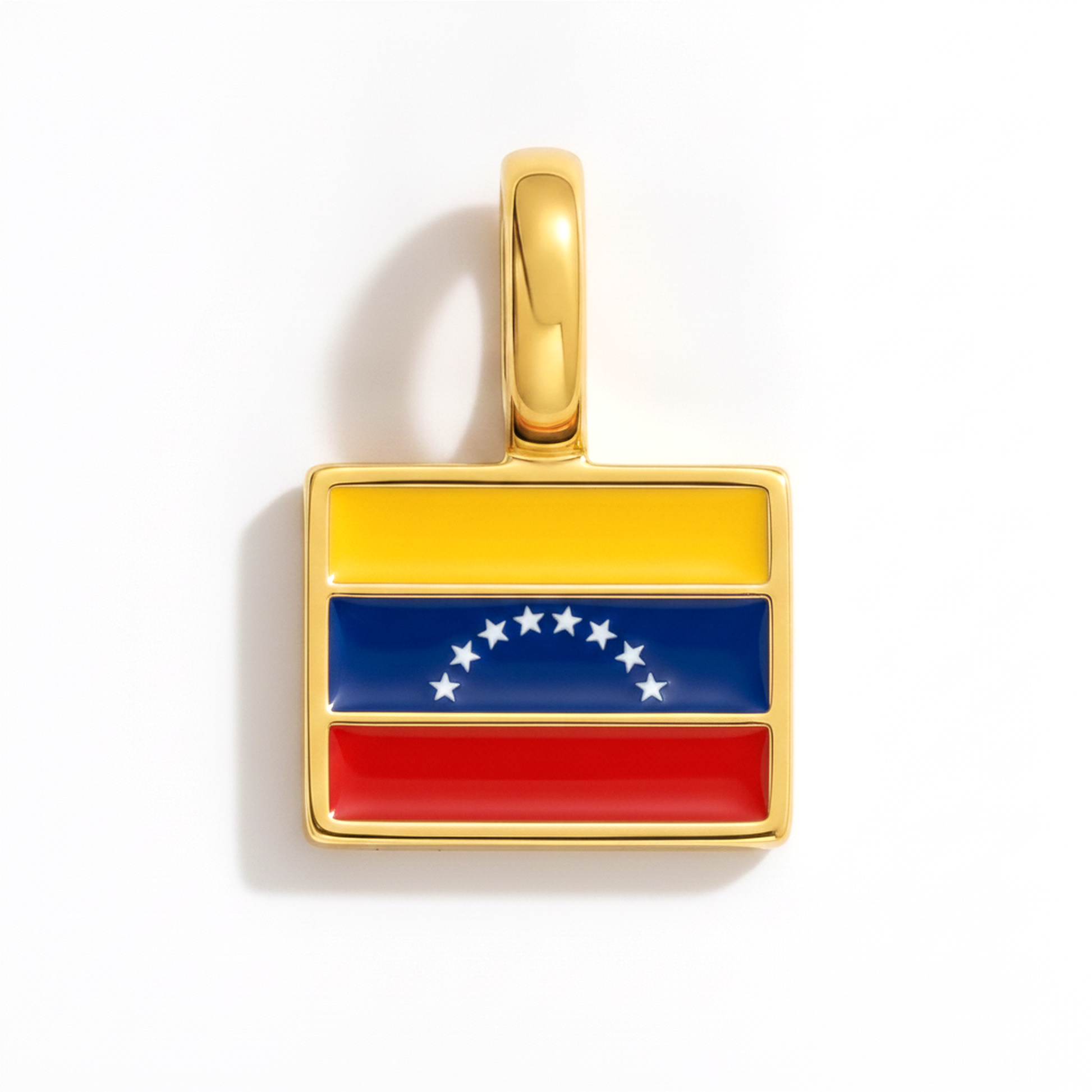 Charm venezuela – square gold